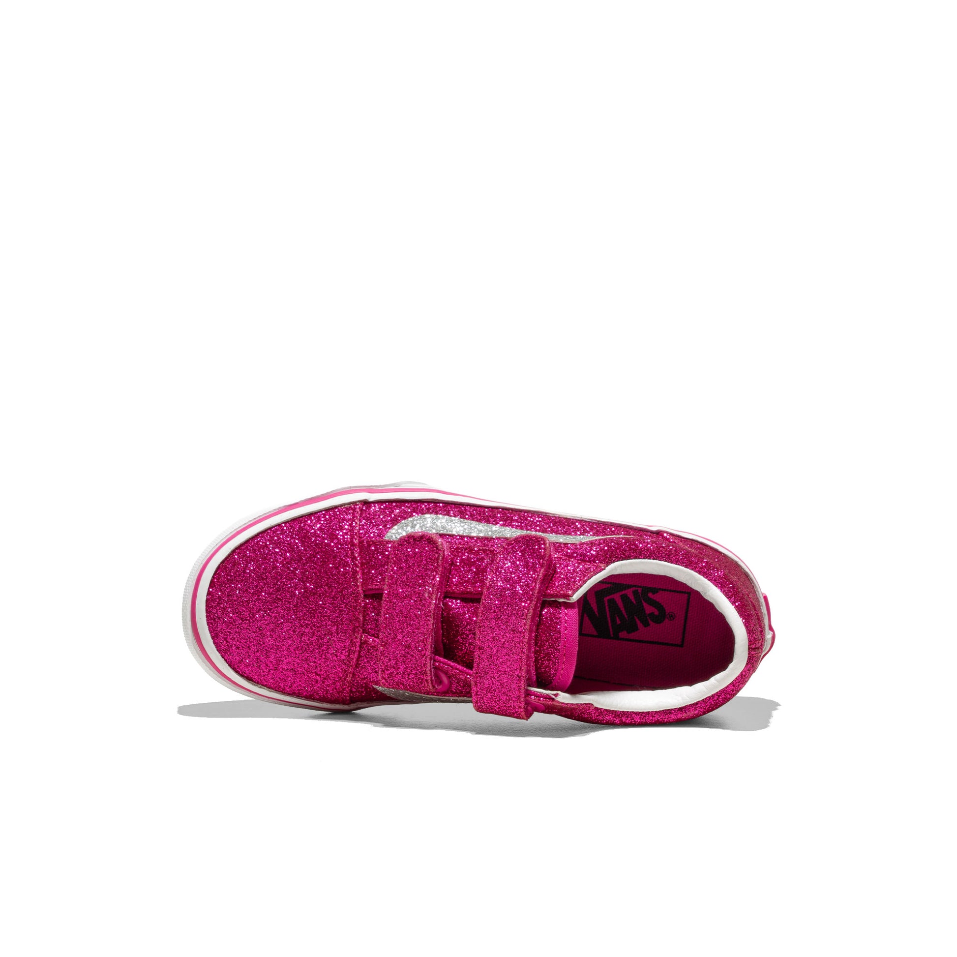 Vans Old Skool V Glitter Raspberry Rose  - VN000CYAYLZ1