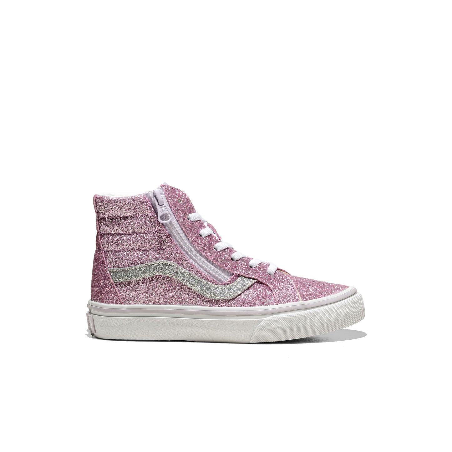 Vans SK8-Hi Reissue Side Zip Glitter Lilac Mist Purple - VN000CYEEMY1