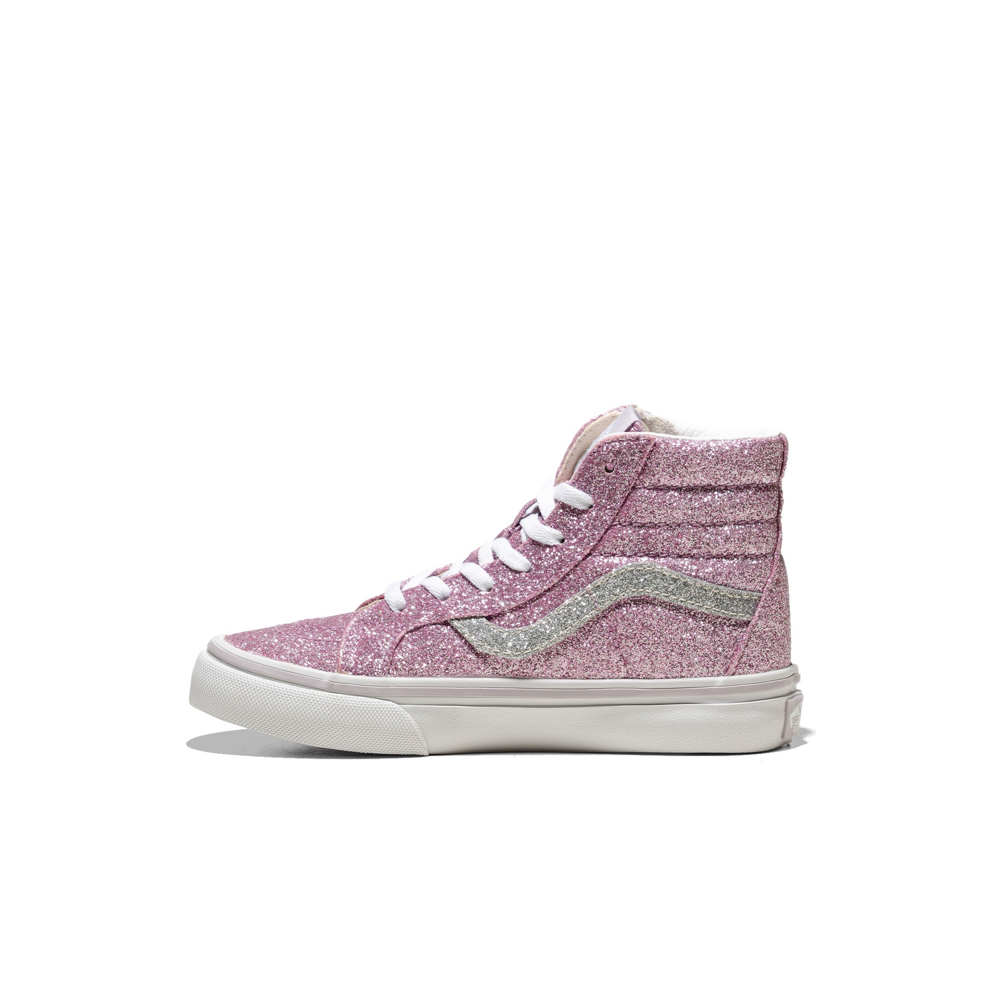Vans SK8-Hi Reissue Side Zip Glitter Lilac Mist Purple  - VN000CYEEMY1