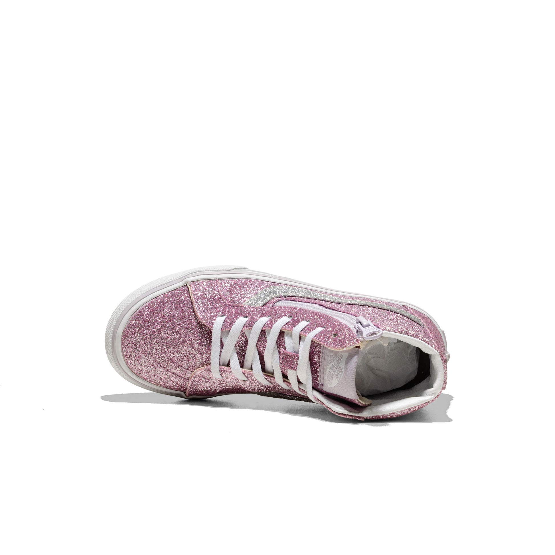 Vans SK8-Hi Reissue Side Zip Glitter Lilac Mist Purple  - VN000CYEEMY1