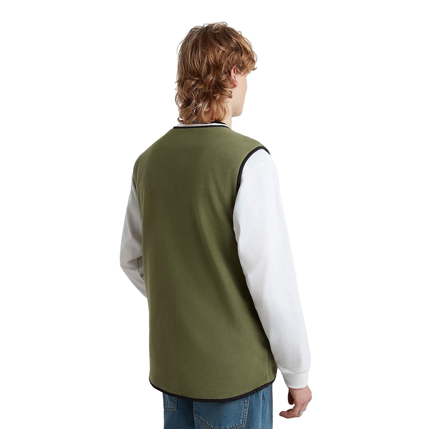 Vans Rosewood Reversible Vest Olivine - VN000G8BAMB1