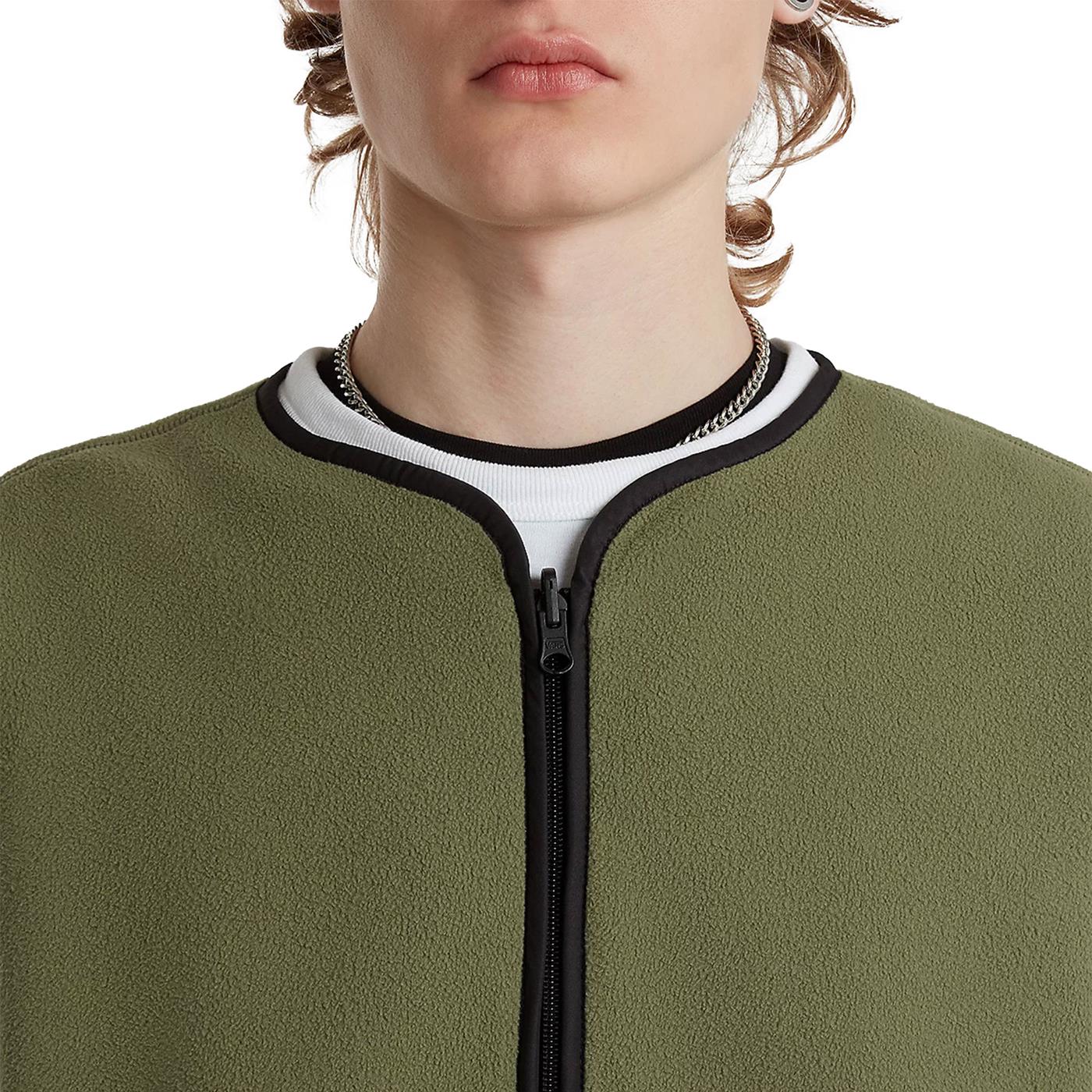 Vans Rosewood Reversible Vest Olivine - VN000G8BAMB1