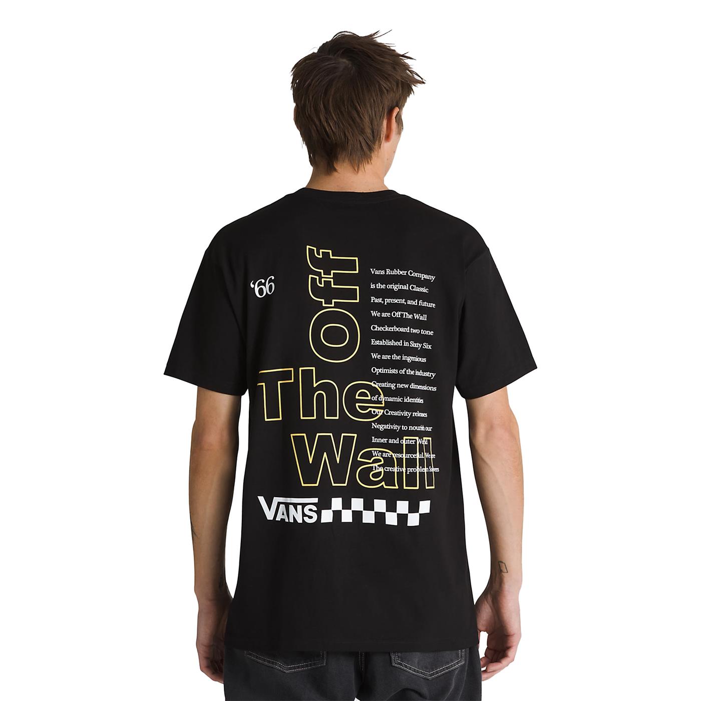 Vans Posted SS Tee Black - VN000HFTBLK1