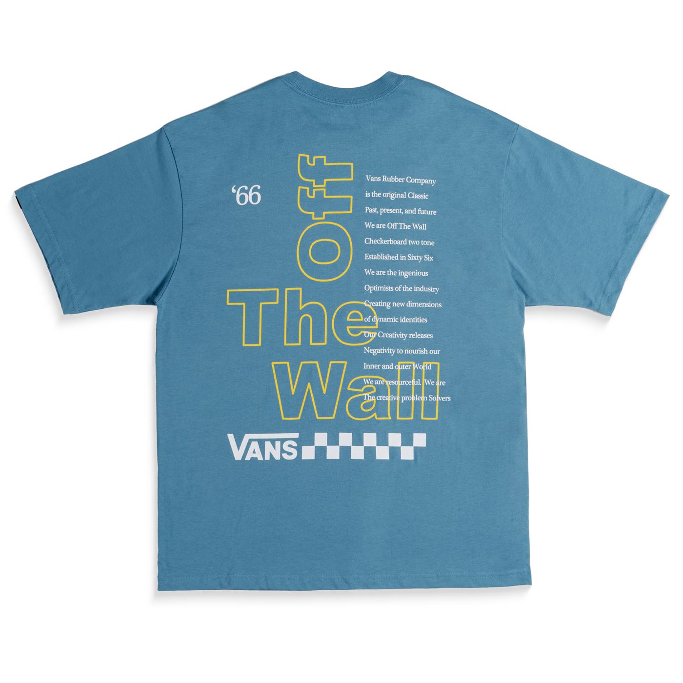 Vans Posted SS Tee Bluestone - VN000HFTJCN1