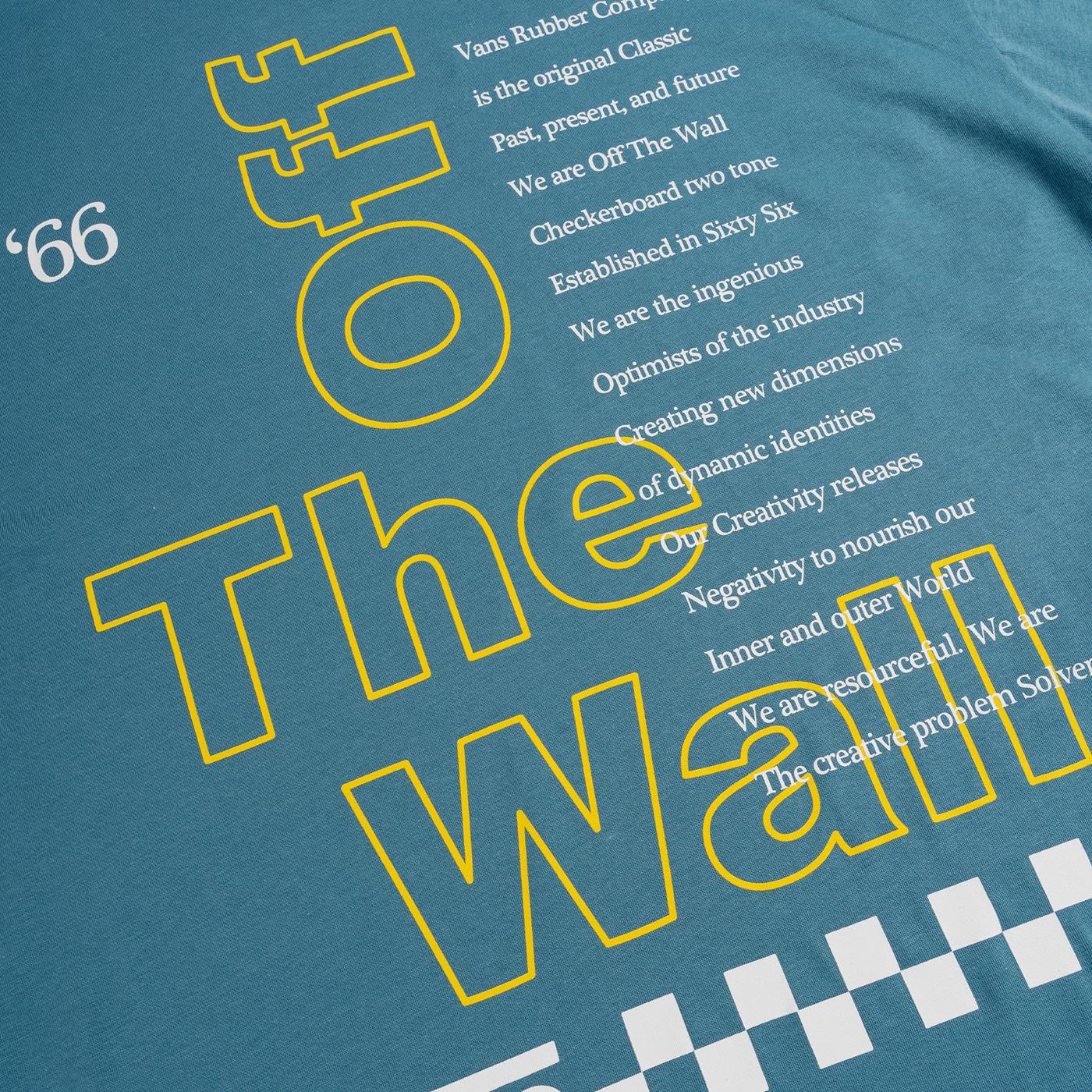 Vans Posted SS Tee Bluestone - VN000HFTJCN1