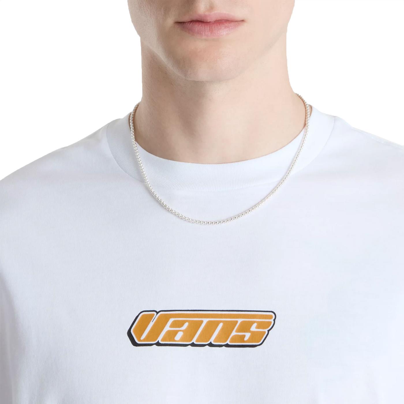 Vans Retro V SS Tee White - VN000HFZWHT1
