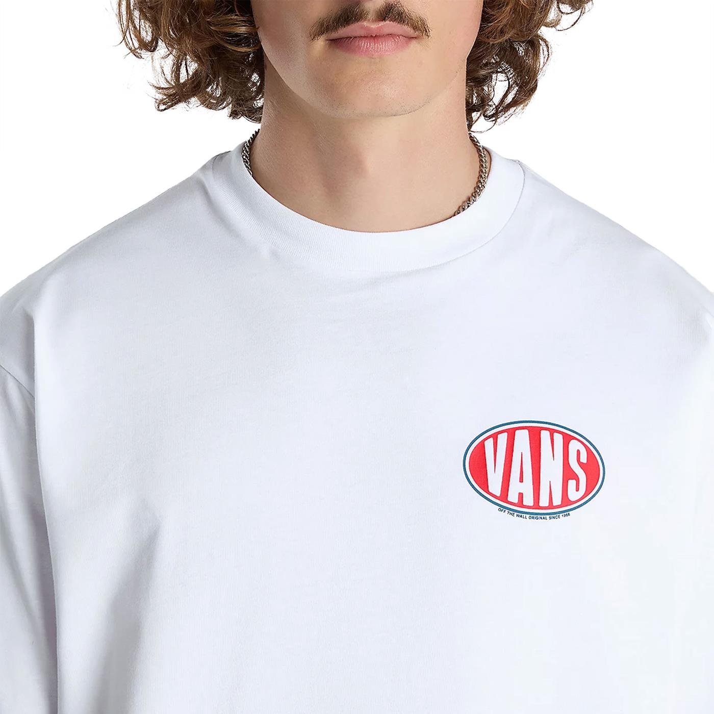 Vans Spray On SS Tee White - VN000HKCWHT1
