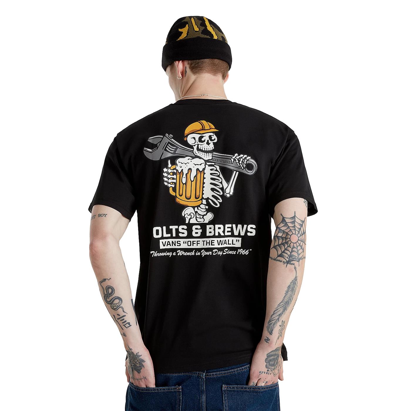 Vans Wrenched SS Tee Black - VN000J4CBLK1