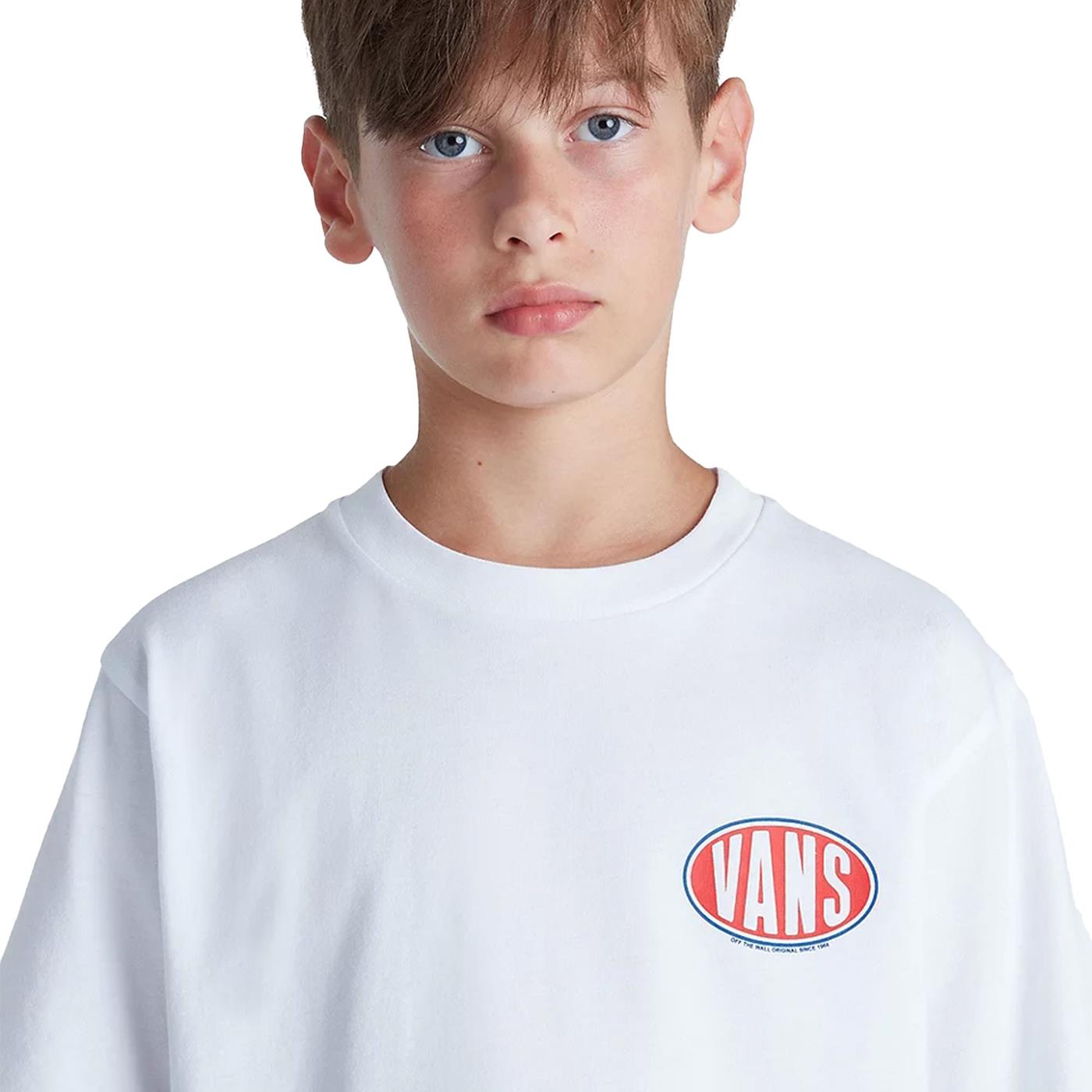 Vans Spray On SS Tee White - VN000JCJWHT1
