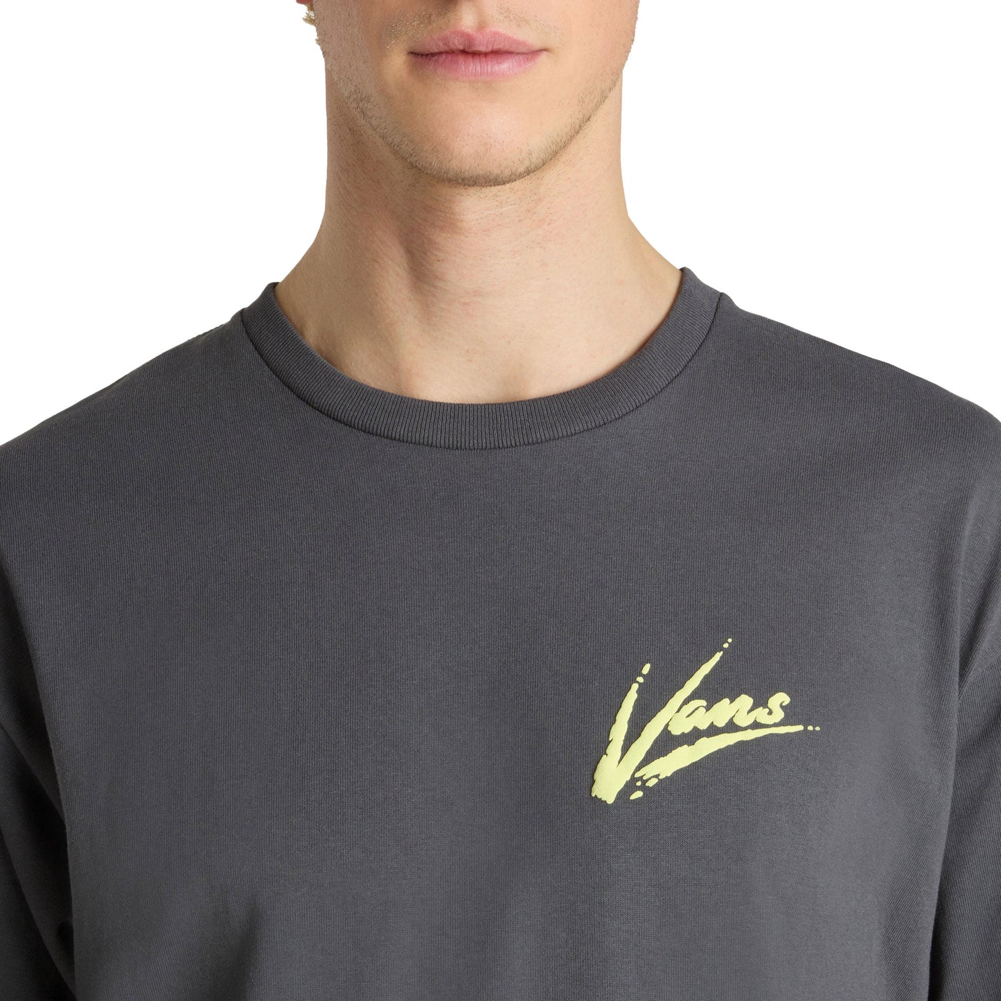 Vans Dettori Loose SS Tee Asphalt/Shadow Lime - VN000K42EBA1