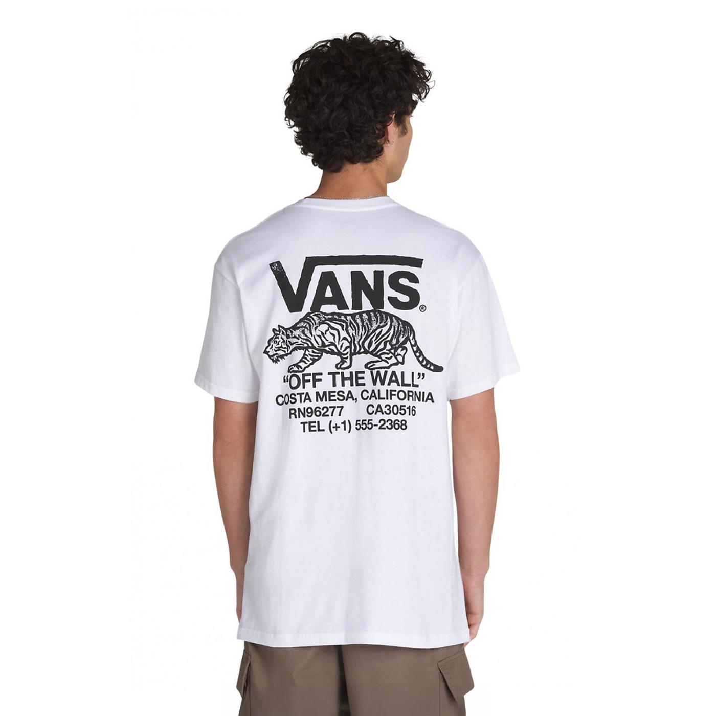 Vans Sneaky SS Tee White - VN000M3YWHT1