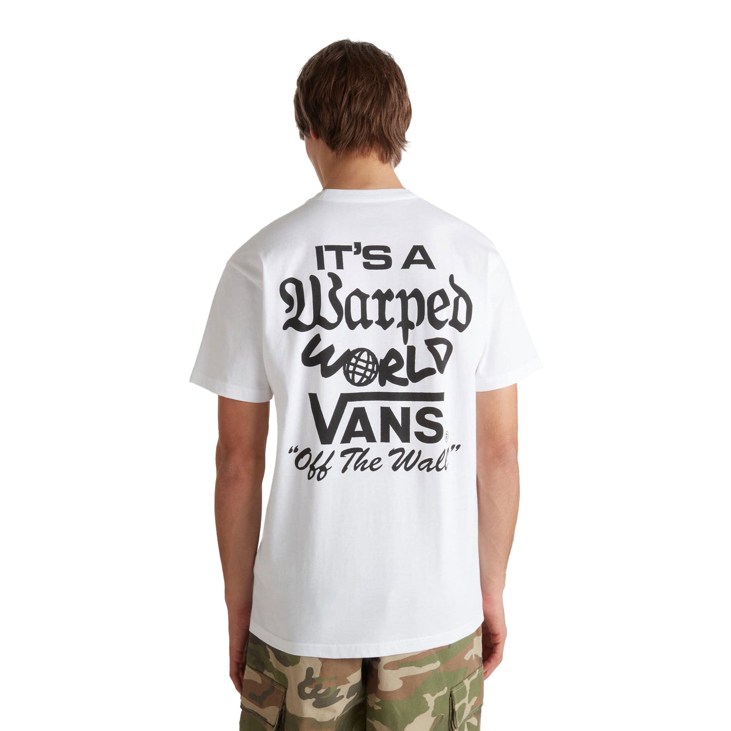 Vans Warped World SS Tee White - VN000M5EWHT1