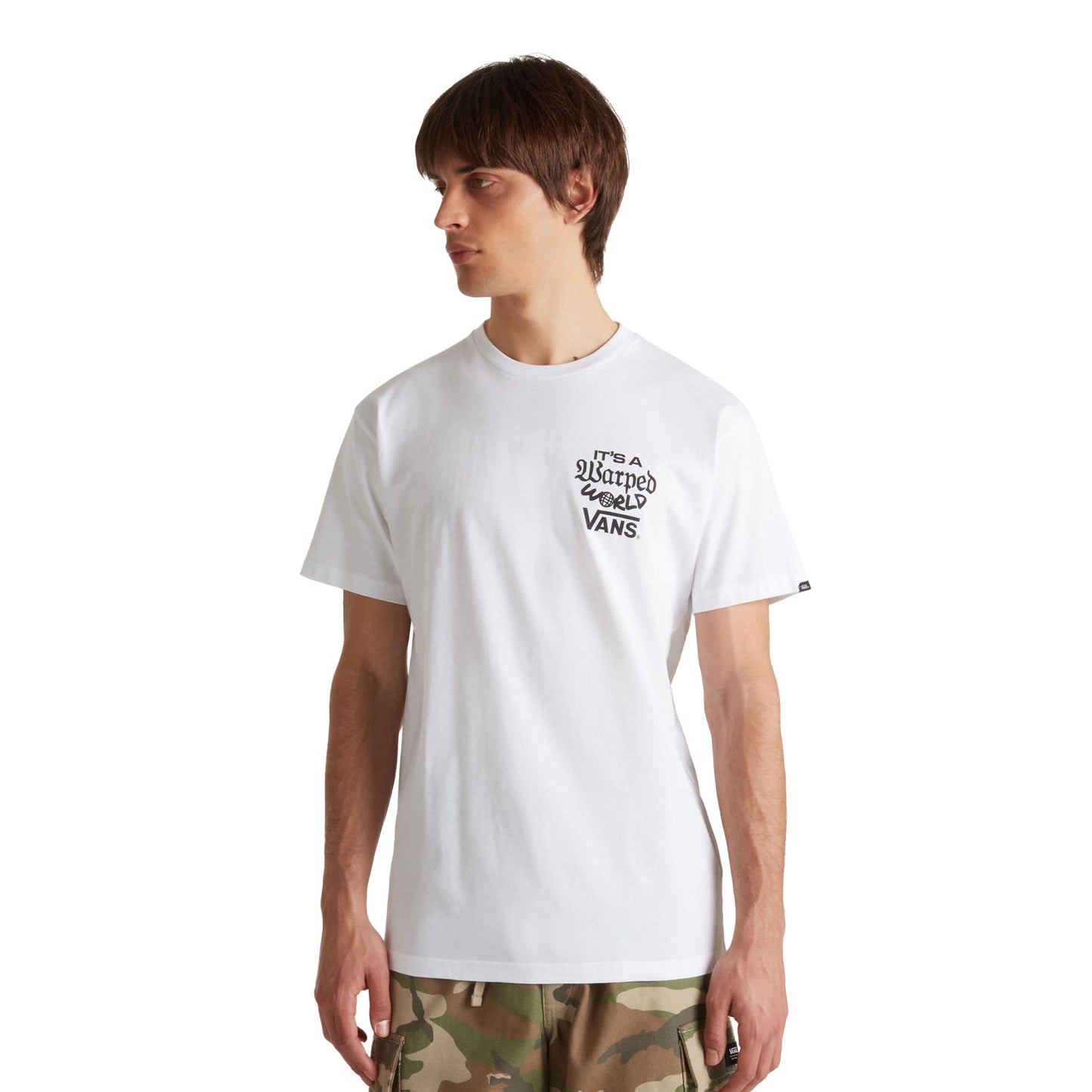 Vans Warped World SS Tee White - VN000M5EWHT1