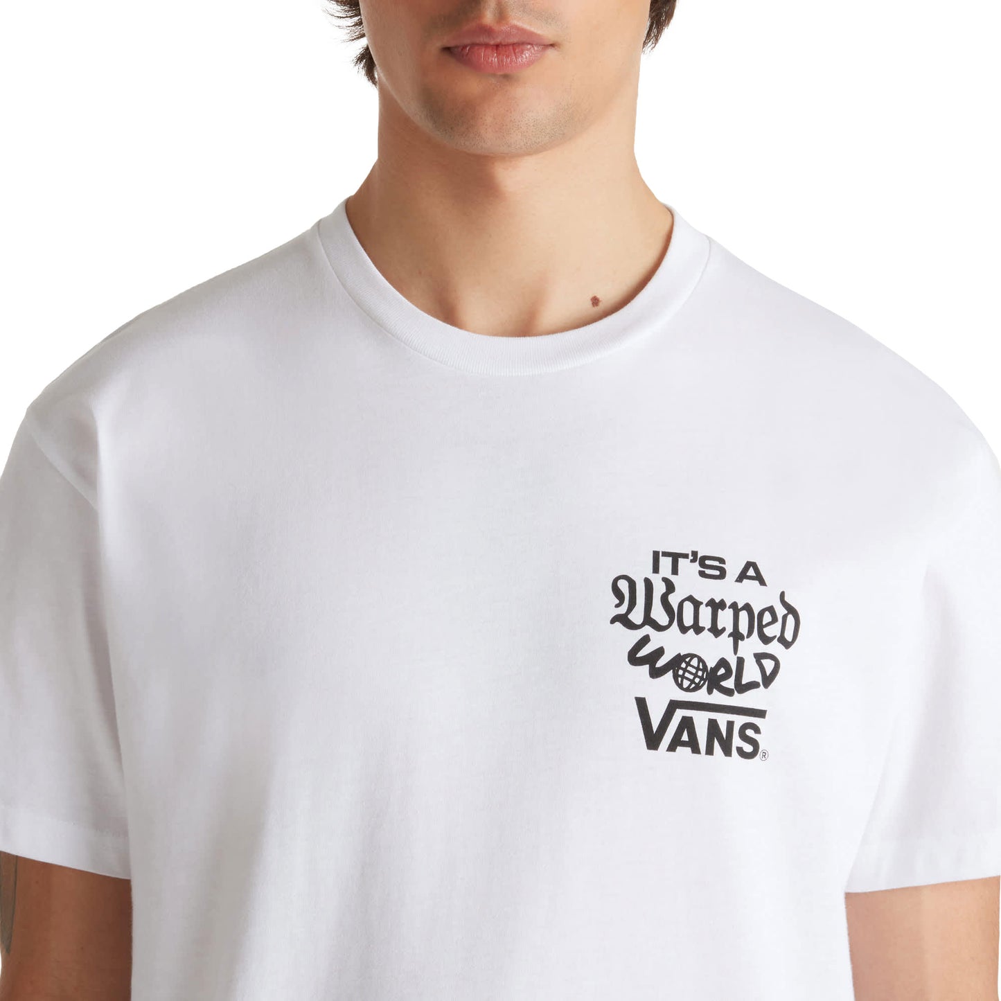Vans Warped World SS Tee White - VN000M5EWHT1