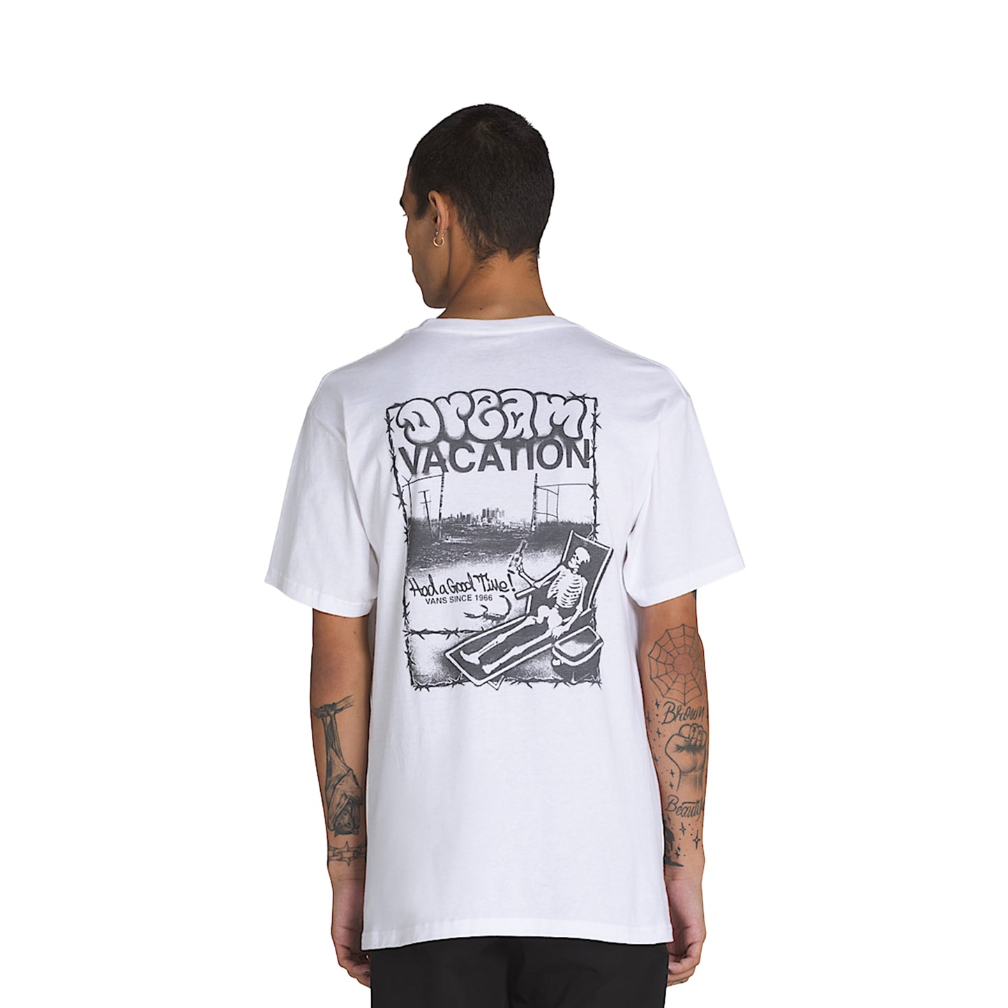 Vans Good Times 66 SS Tee White - VN000M6NWHT1
