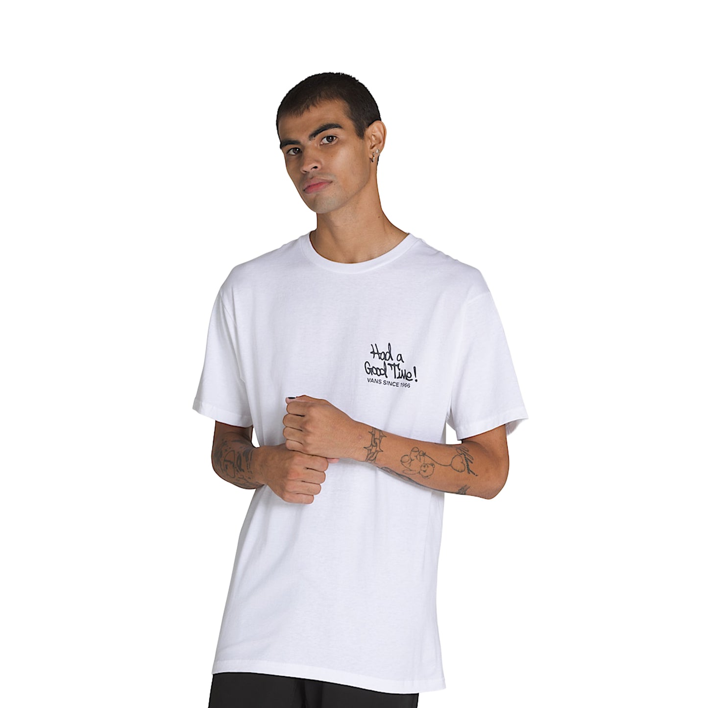 Vans Good Times 66 SS Tee White - VN000M6NWHT1
