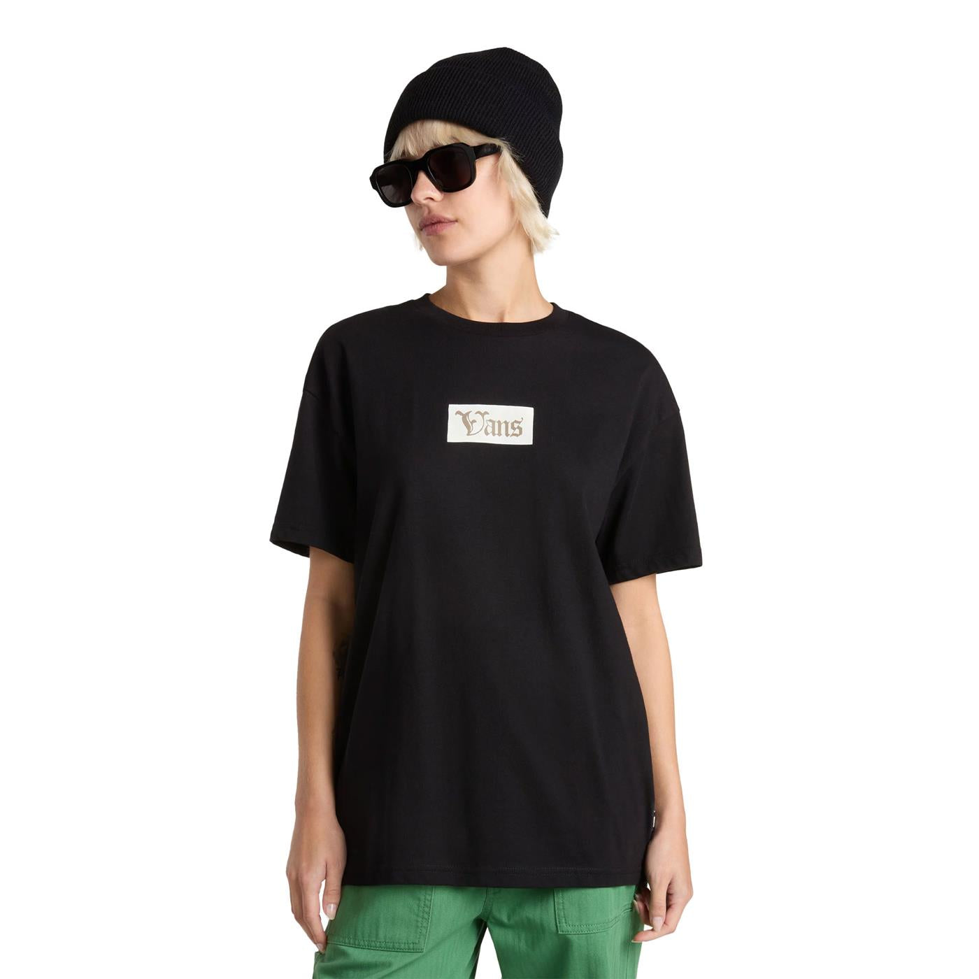 Vans Garden Oversized SS Tee Black  - VN000MCGBLK1