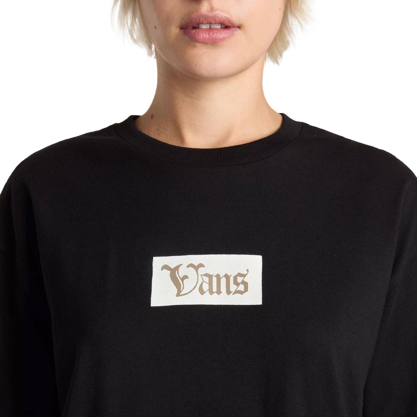 Vans Garden Oversized SS Tee Black  - VN000MCGBLK1