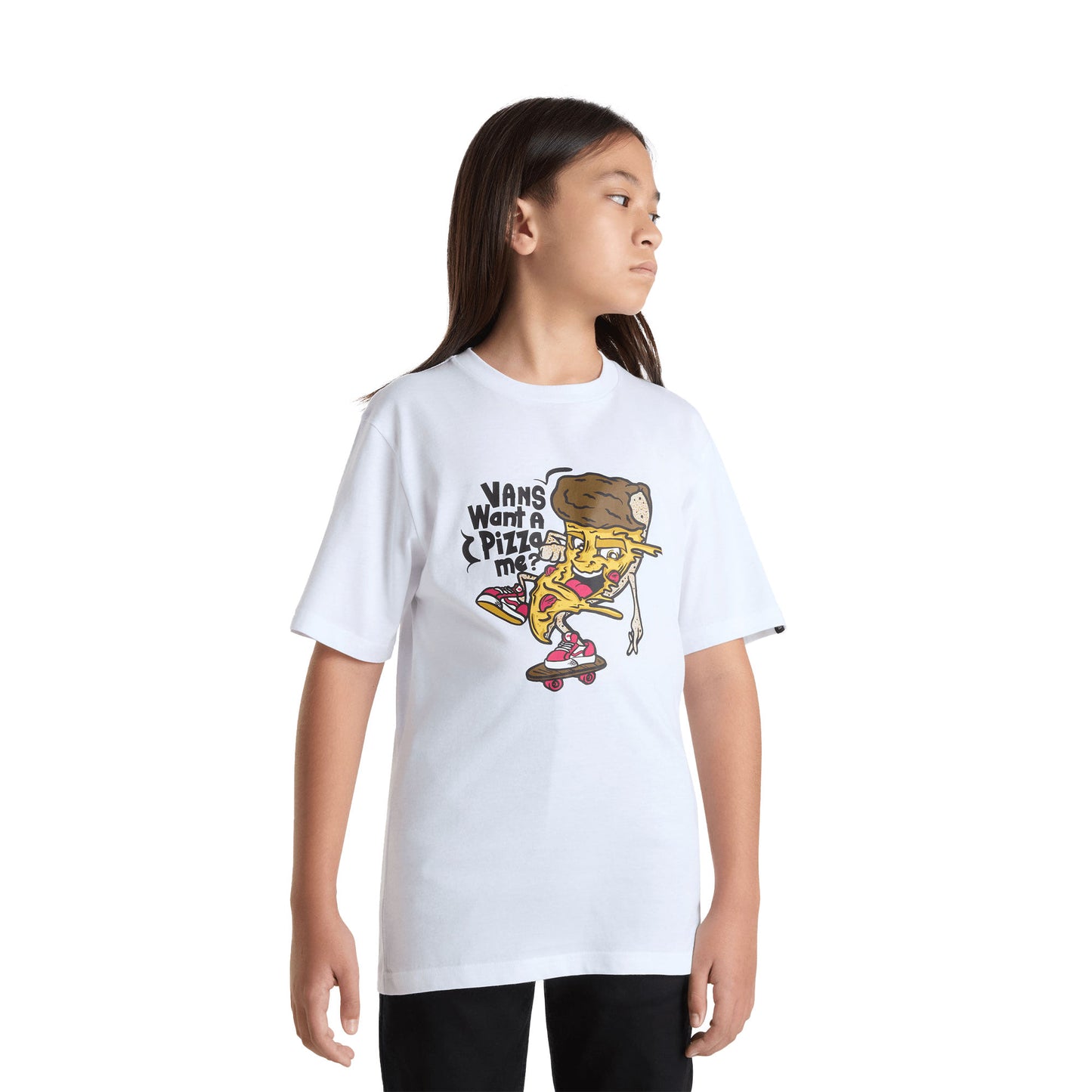 Vans Pizza Me SS Tee White  - VN000NQ2WHT1