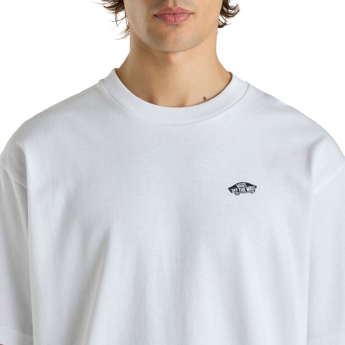 Vans Style 76 II Loose SS Tee White/Black - VN000P50YB21