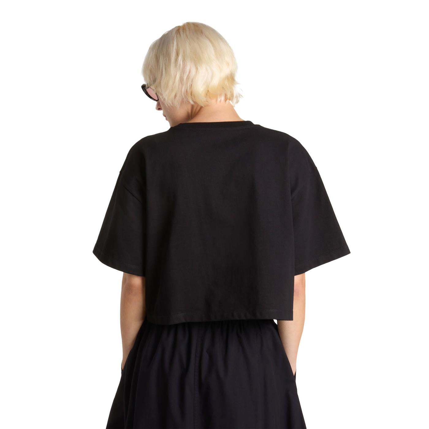 Vans W Salton Relax Crop SS Tee Black  - VN000P5QBLK1