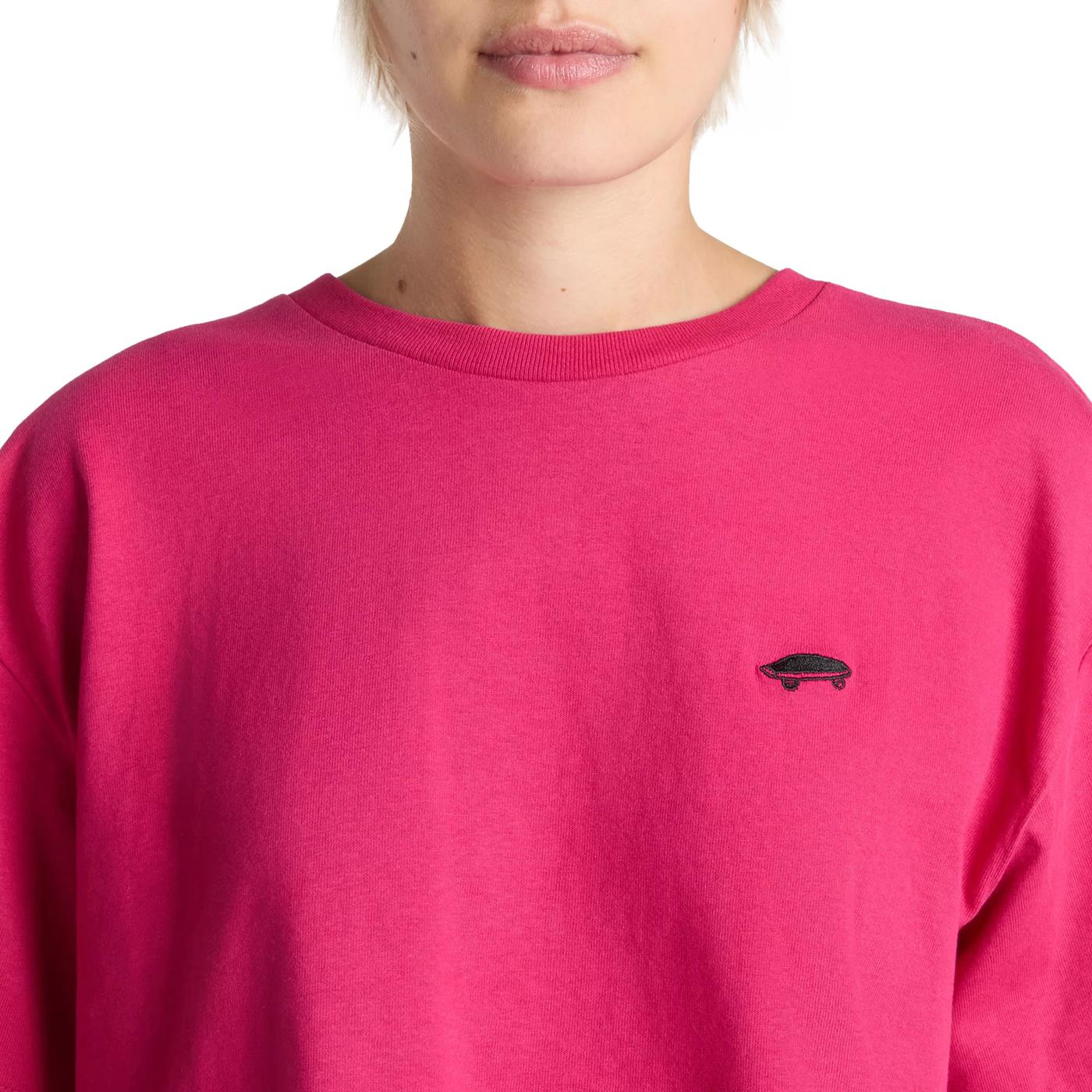 Vans W Salton Relax Crop SS Tee Cherries Jubilee - VN000P5QC9L1