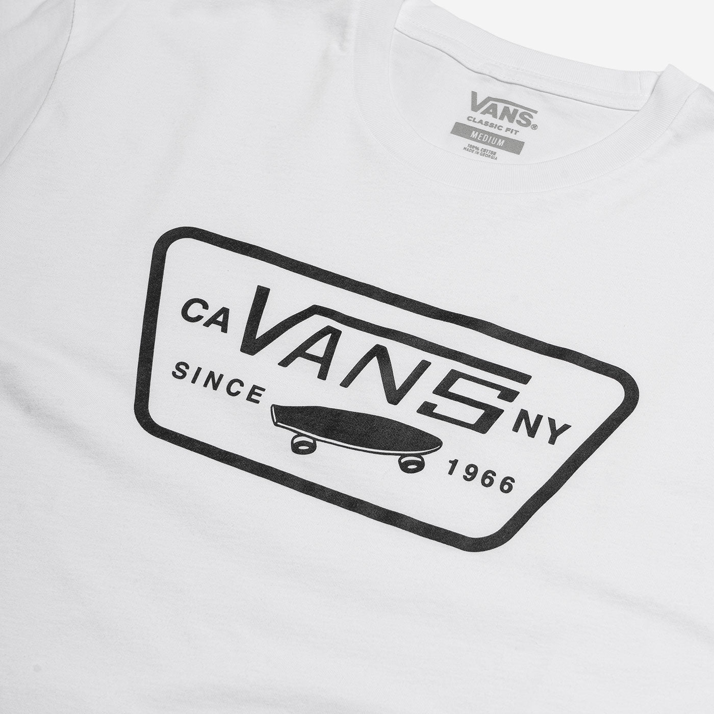 Vans Full Patch T-Shirt White/Black - VN000QN8YB2