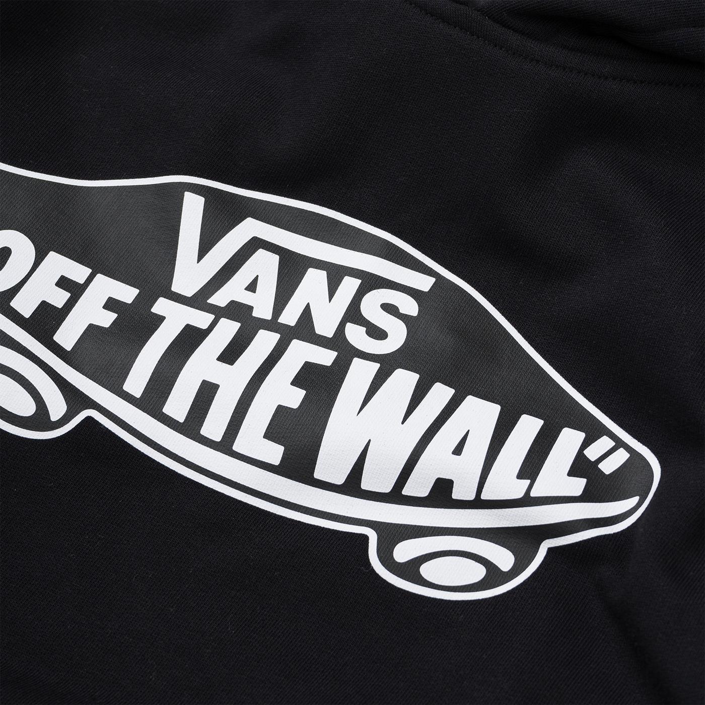 Vans Boys OTW Pullover Fleece Black/White Outline  - VN000SR9J1M