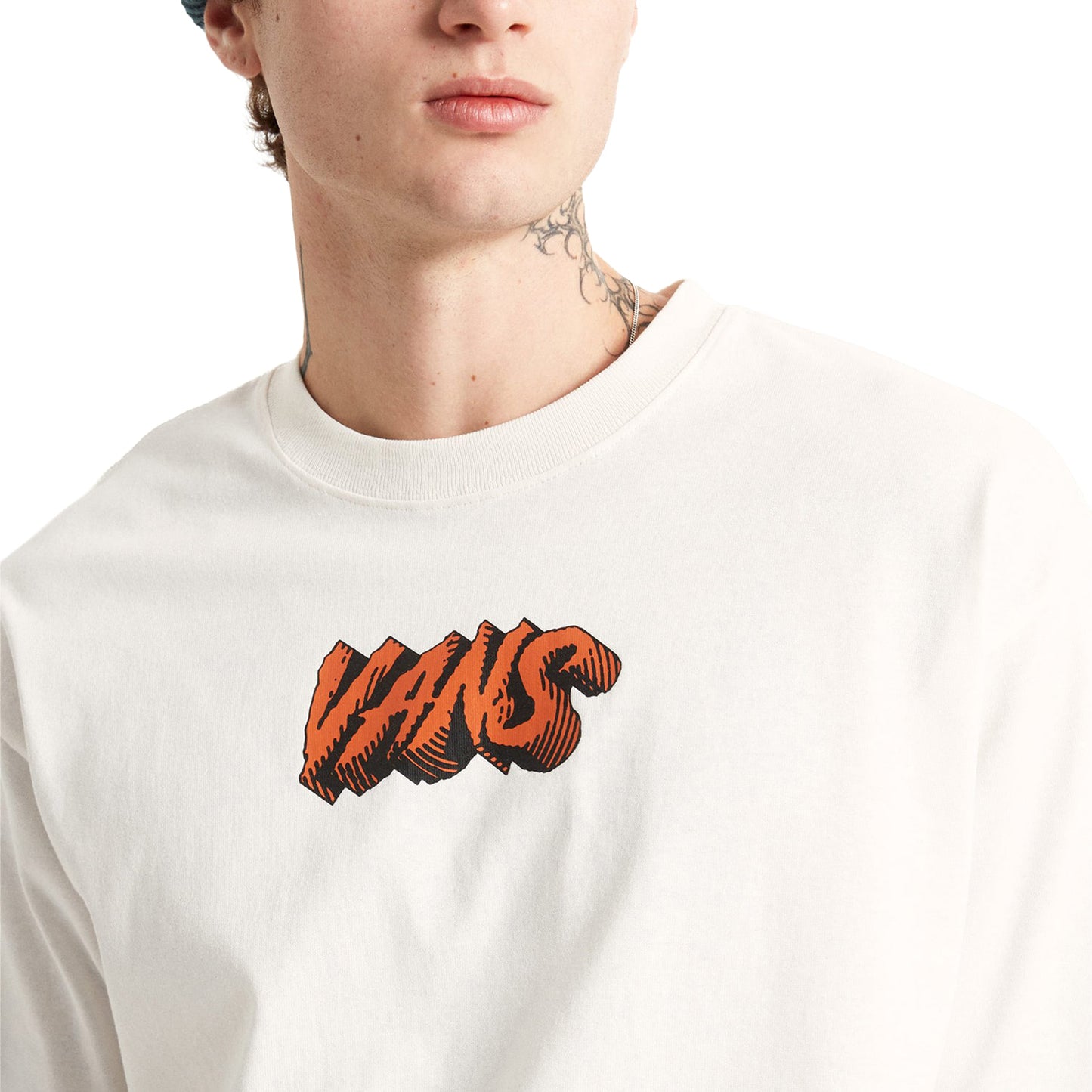 Vans Stone Swirl Loose SS Tee Egret - VN000VY1C9F1