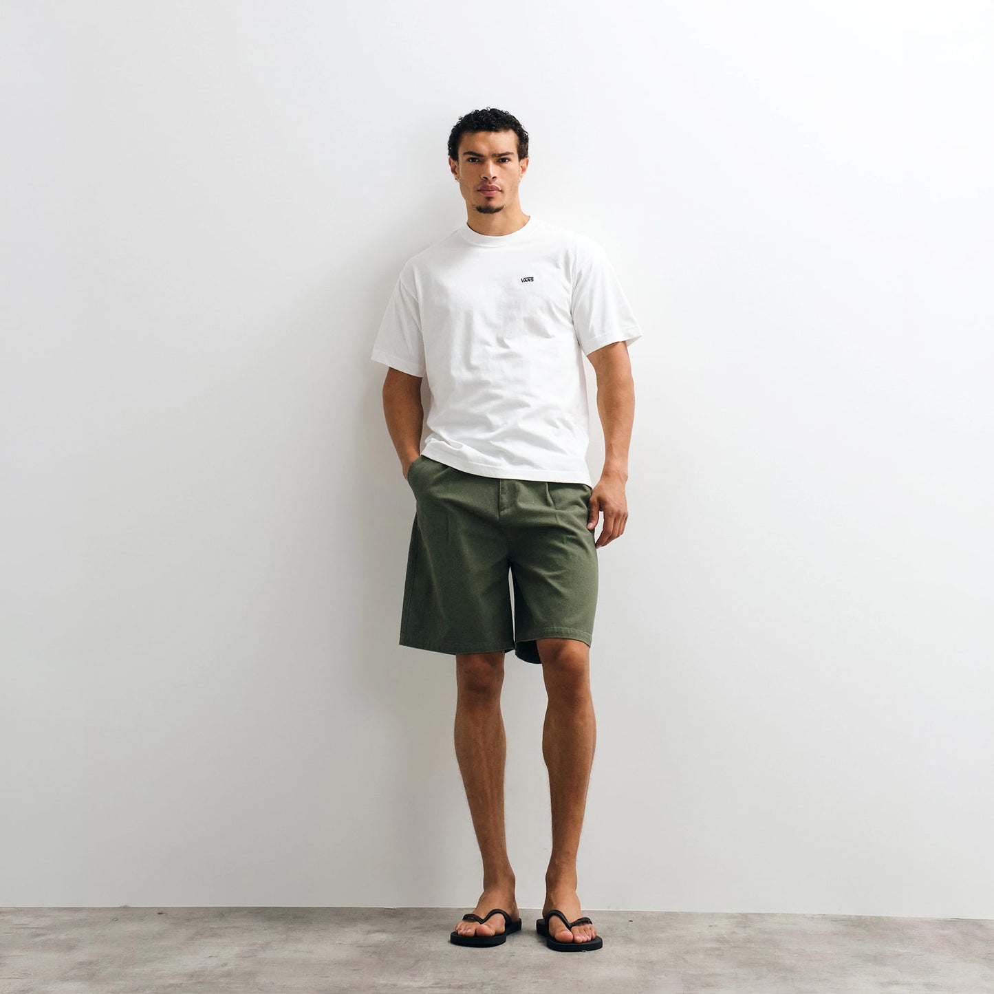 Vans Left Chest II Loose SS Tee White - VN0010FFWHT1
