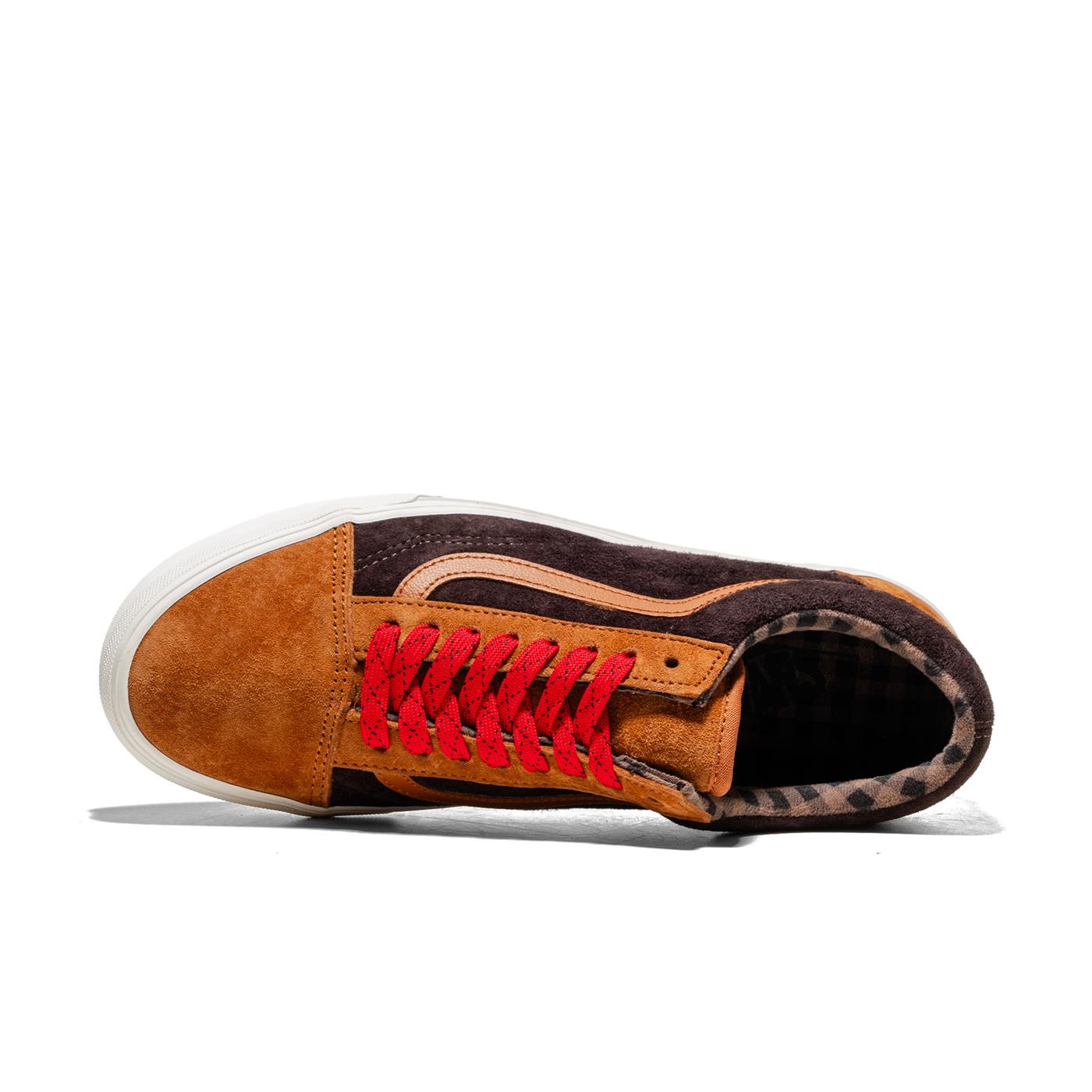 Vans Old Skool Pig Suede Plaid Glazed Ginger  - VN0A2Z42N1Z1