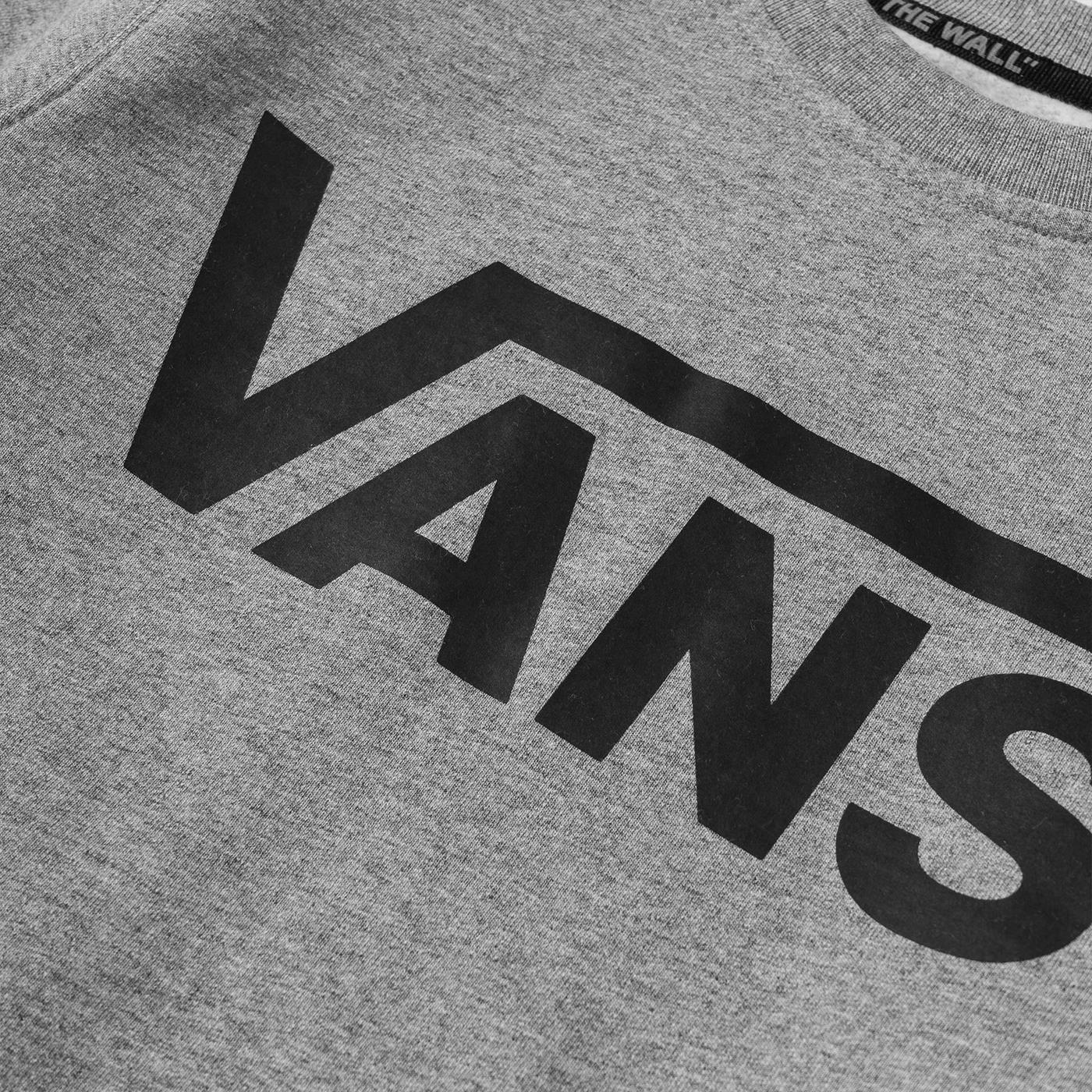 Vans Classic Crew Boys Cement Heather/Black - VN0A36MZADY