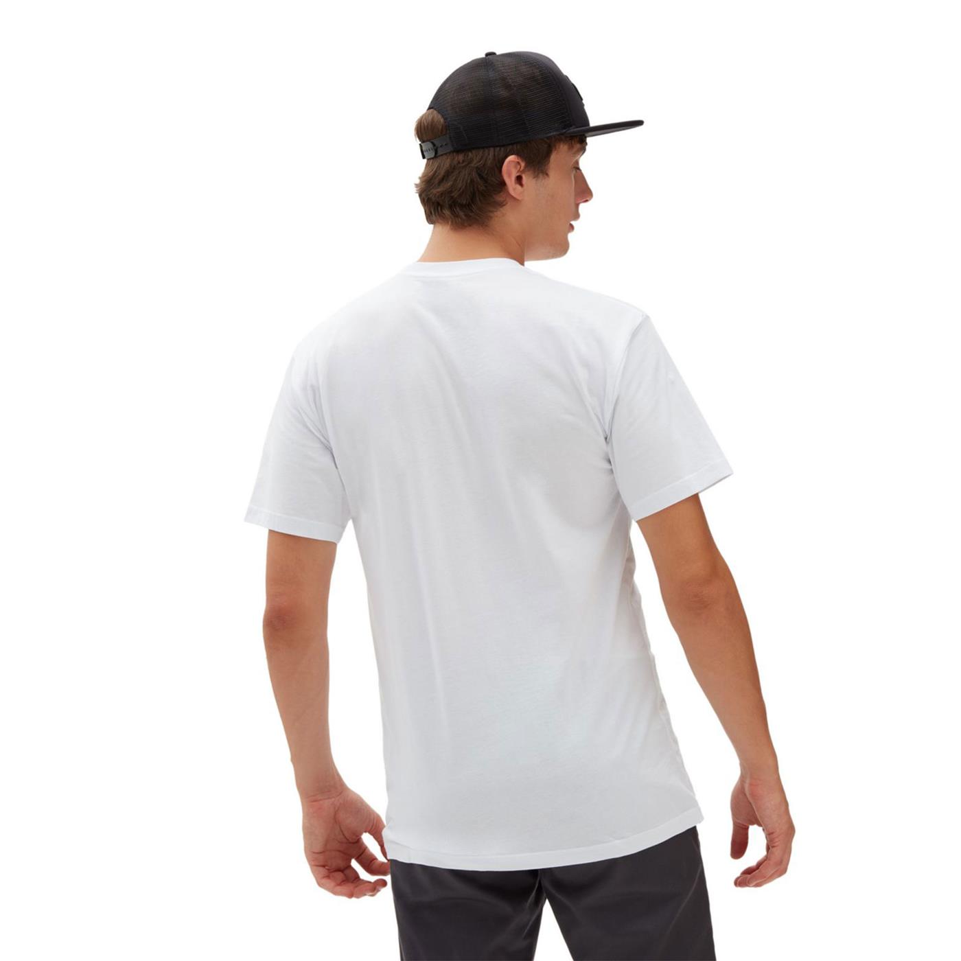 Vans Left Chest Logo SS Tee White/Black - VN0A3CZEYB21