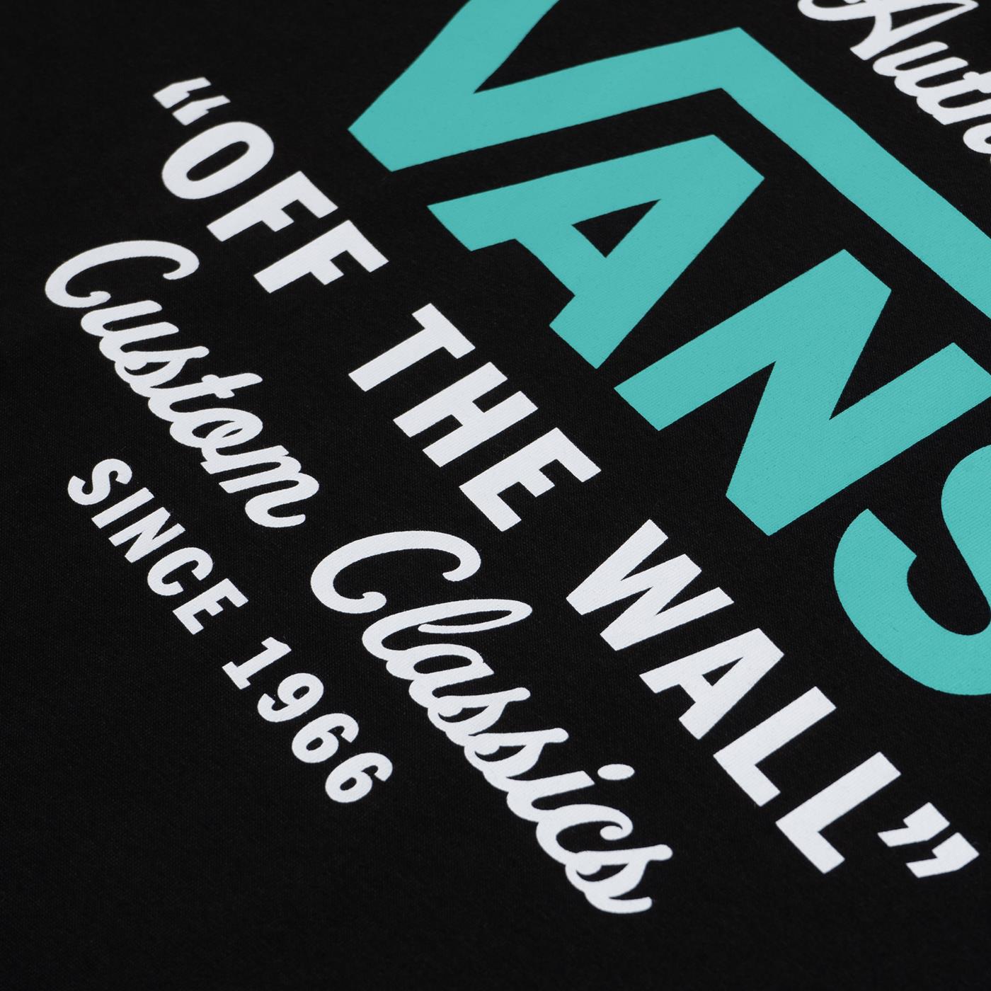 Vans Holder ST Classic Tee Black/White-Waterfall - VN0A3HZFBVD1