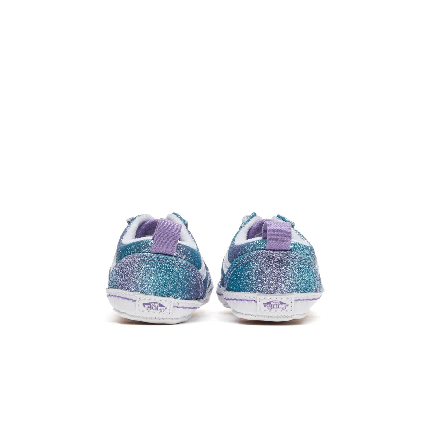 Vans Old Skool Crib (Ombre Glitter) Multi/True White - VN0A3U8KABN1
