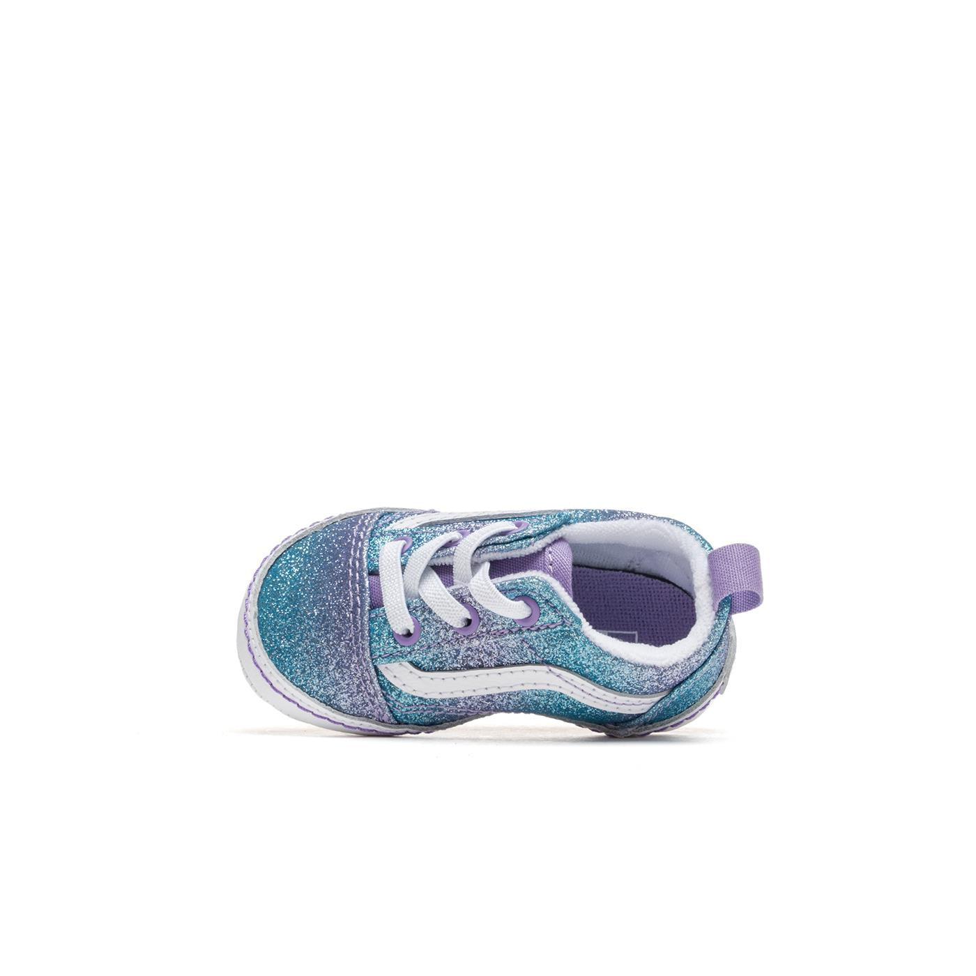 Vans Old Skool Crib (Ombre Glitter) Multi/True White - VN0A3U8KABN1