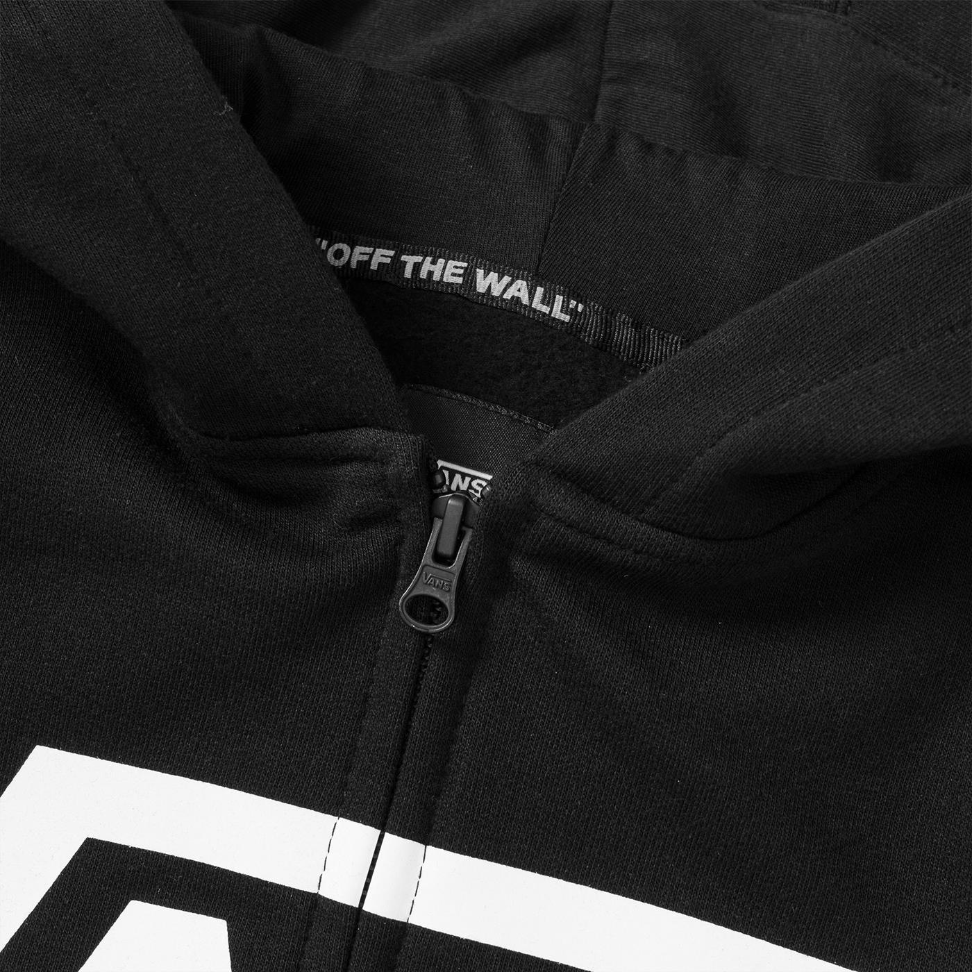 Vans Boys Vans Classic Zip PO Black/White - VN0A45AEY281