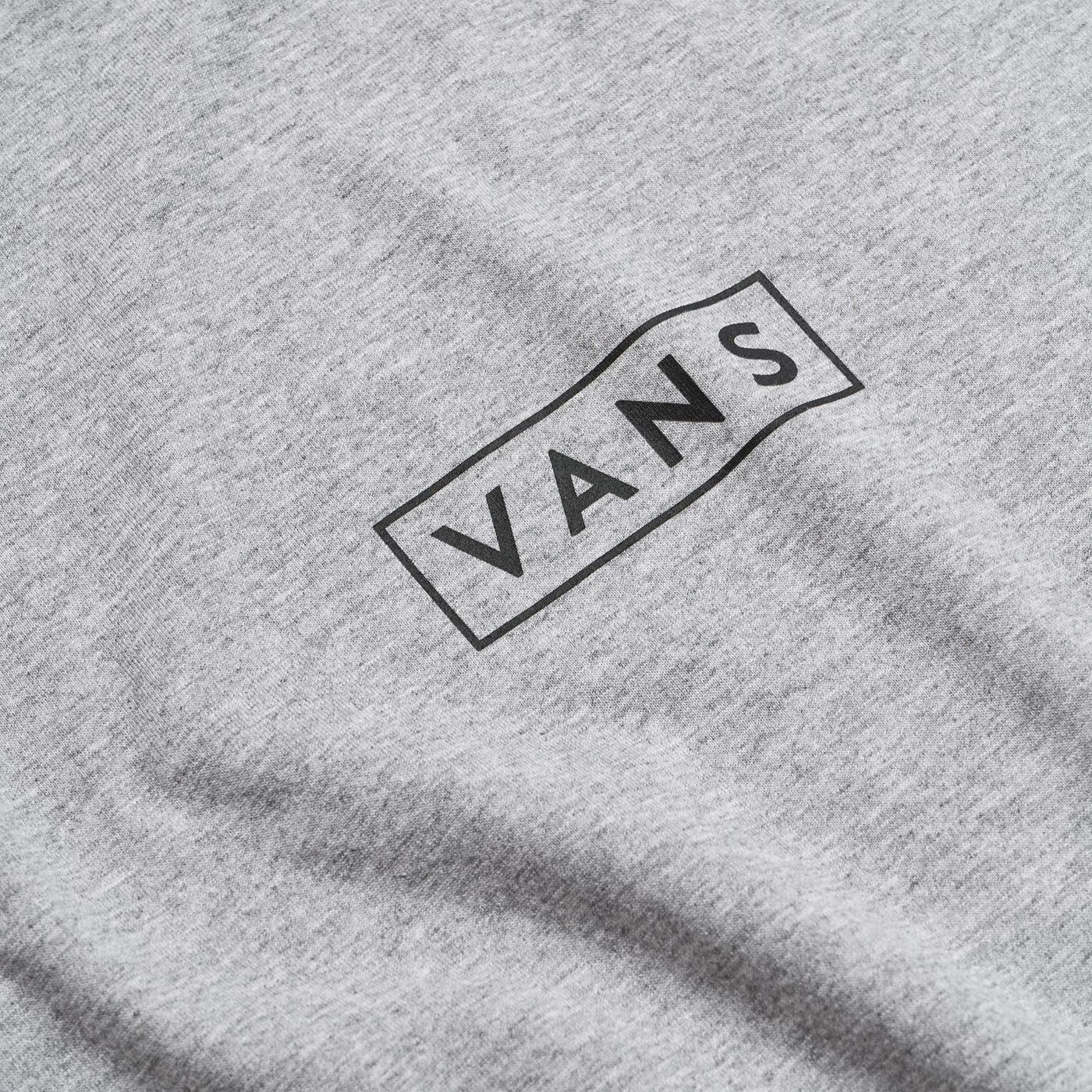 Vans Classic Easy Box T-Shirt Athletic Heather/Black - VN0A5E81ATJ1