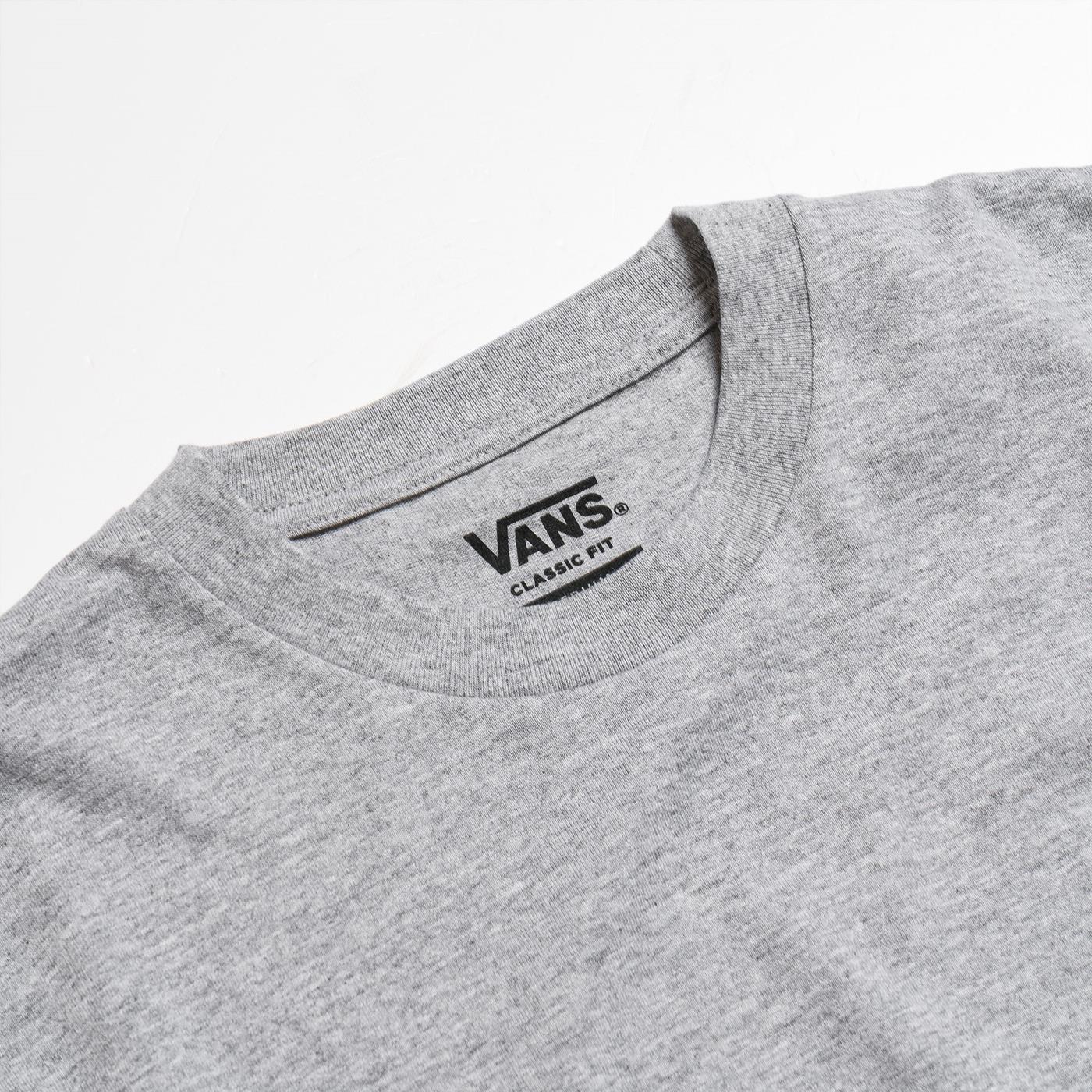 Vans Classic Easy Box T-Shirt Athletic Heather/Black - VN0A5E81ATJ1