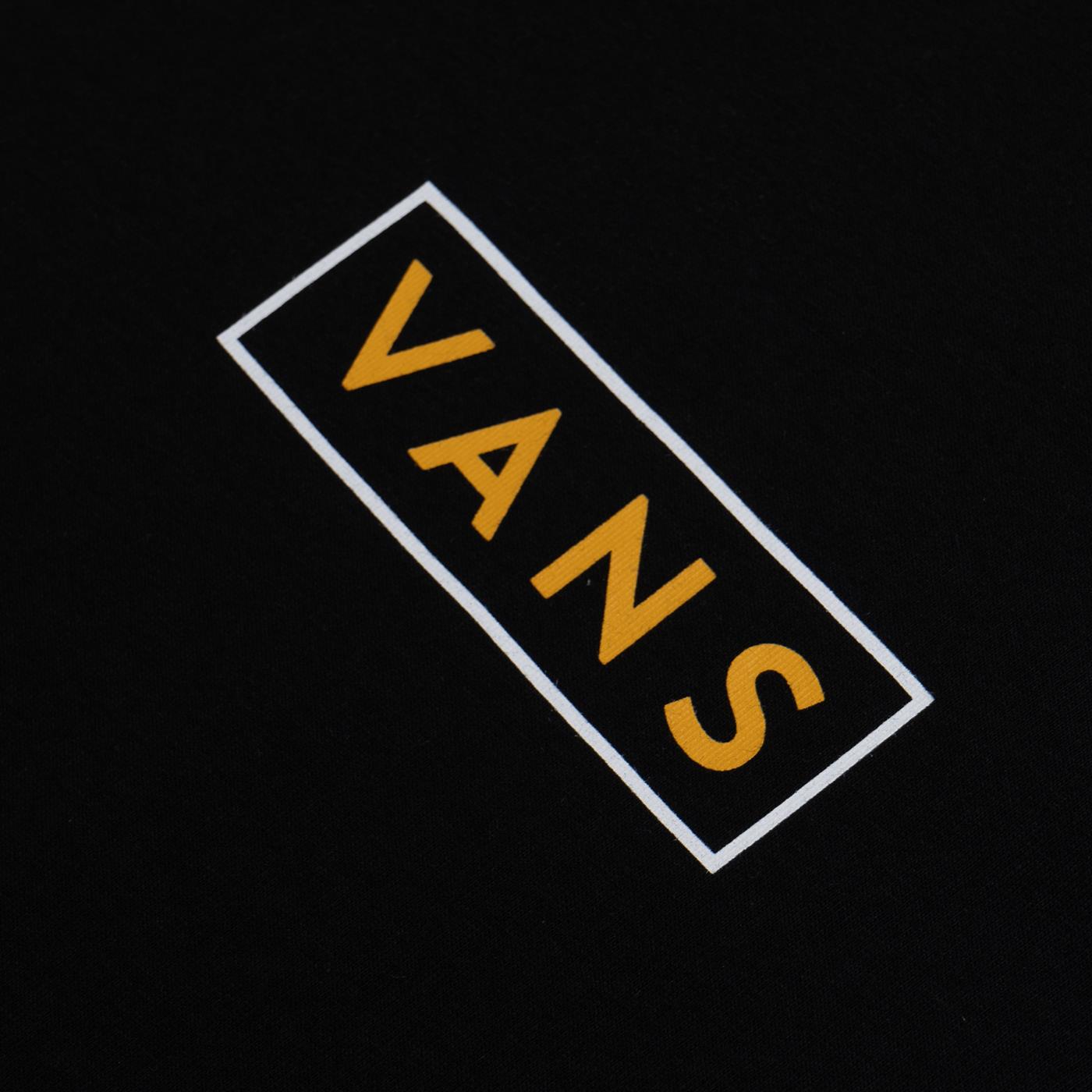 Vans Classic Easy Box Tee Black/White-Old Gold - VN0A5E81BVC1