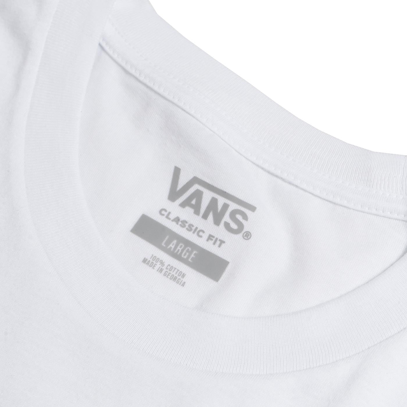 Vans Left Chest Logo II SS Tee White - VN0A7TLGWHT1