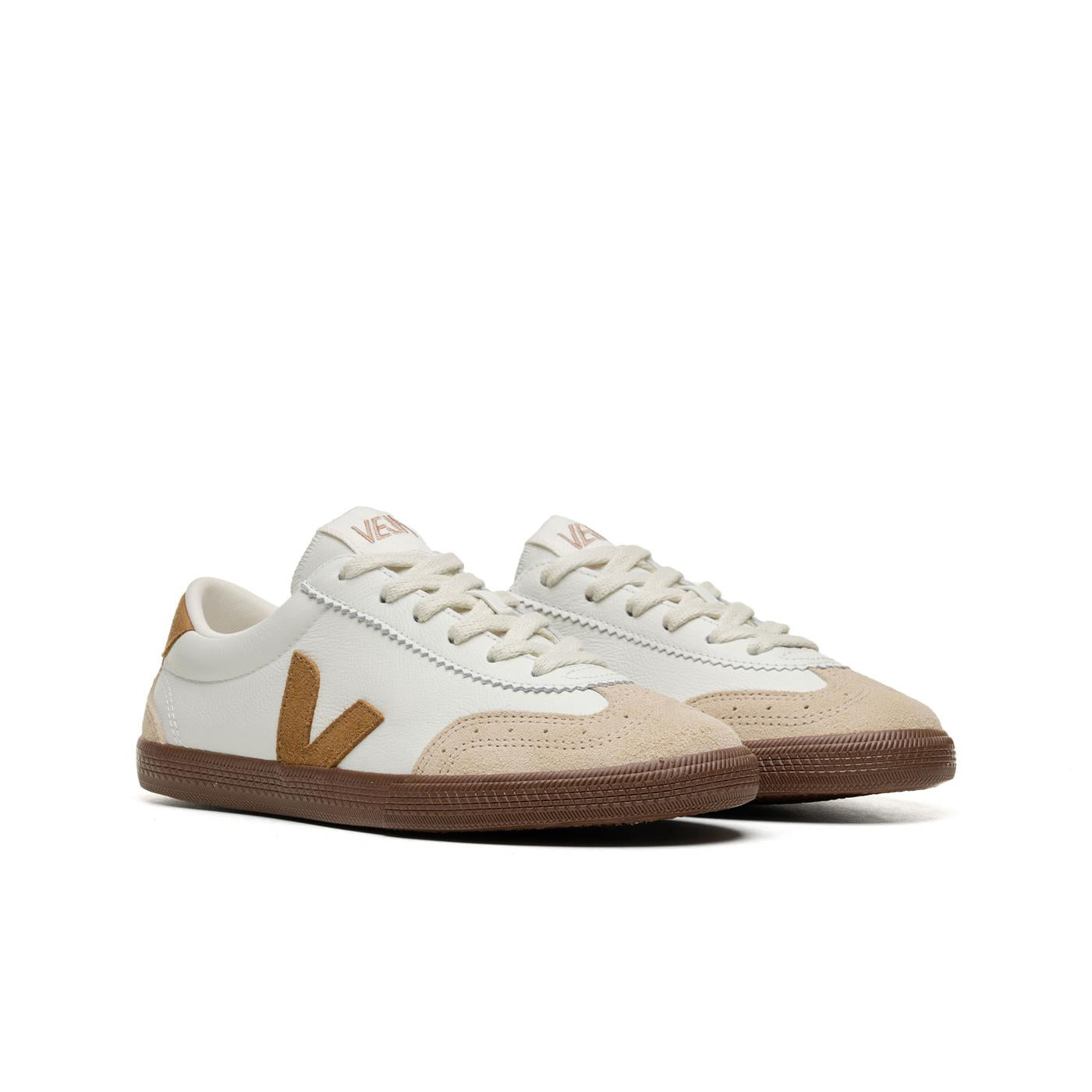 Veja Volley O.T. Leather White/Tent/Bark - VO2003720