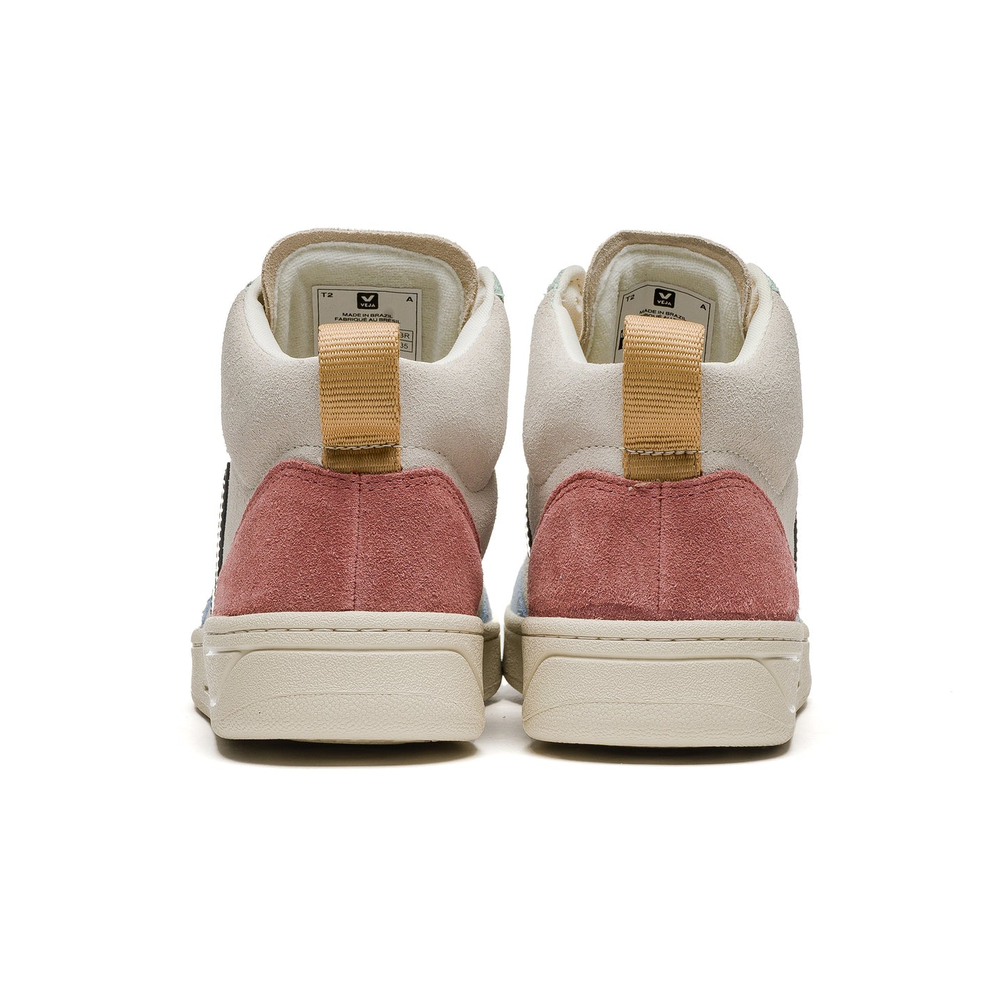 Veja V-15 Suede Multico-Natural/Black