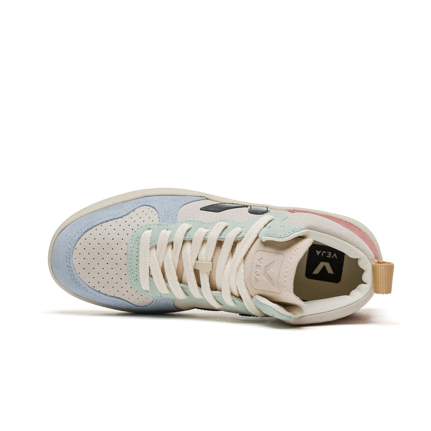 Veja V-15 Suede Multico-Natural/Black