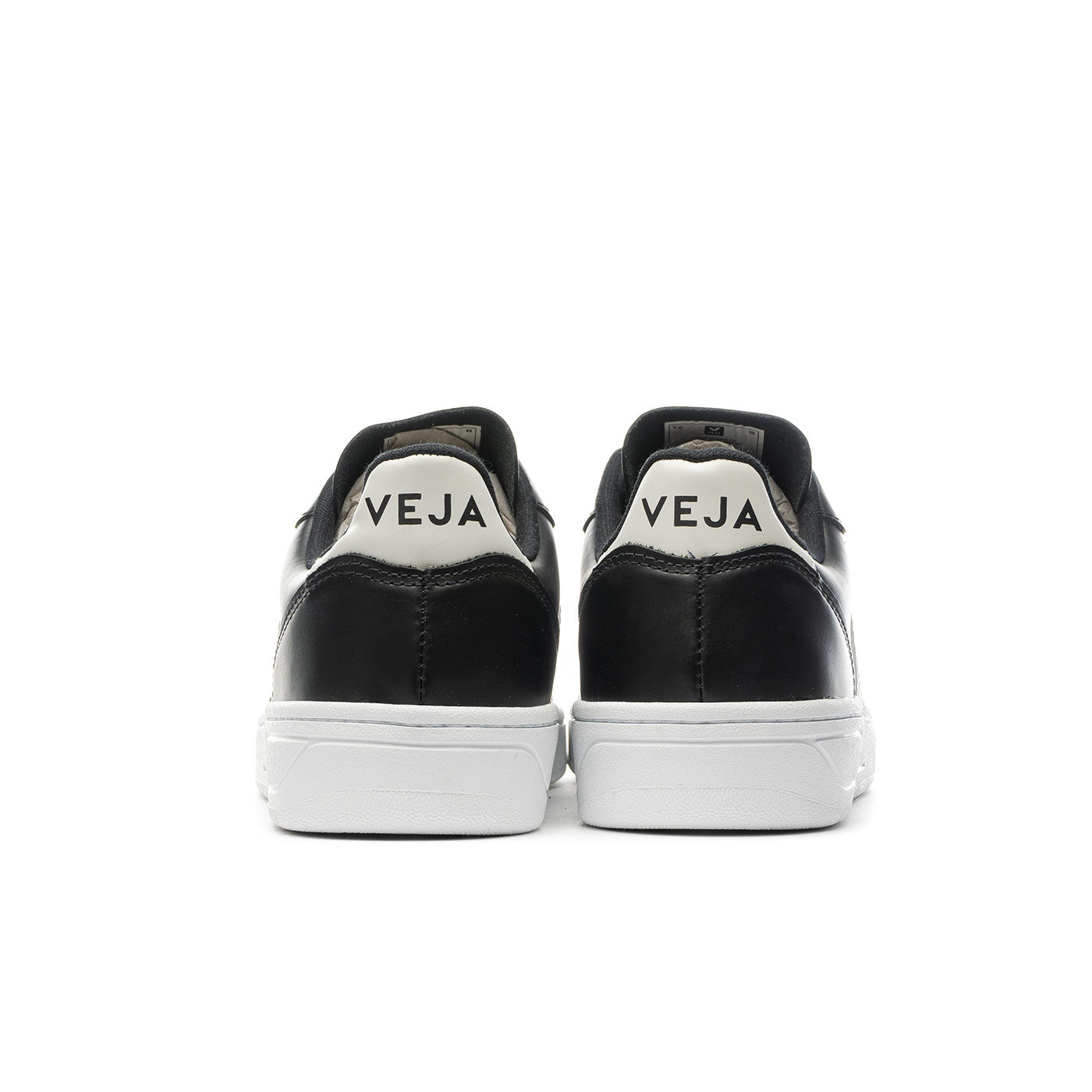Veja V-10 Leather Black/White/White-Sole - VX022268