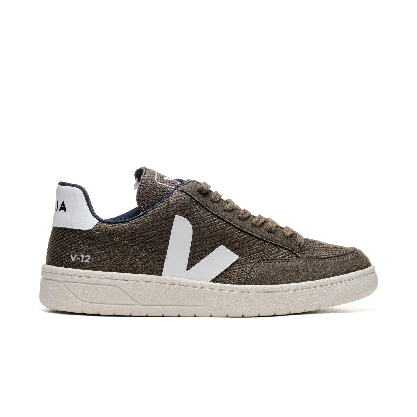 Veja V-12 B-Mesh Olive/White