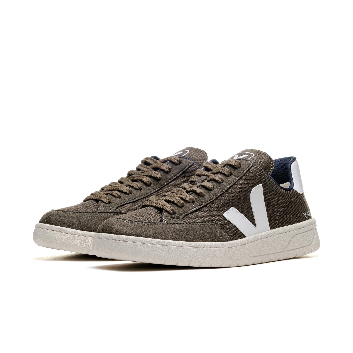 Veja V-12 B-Mesh Olive/White