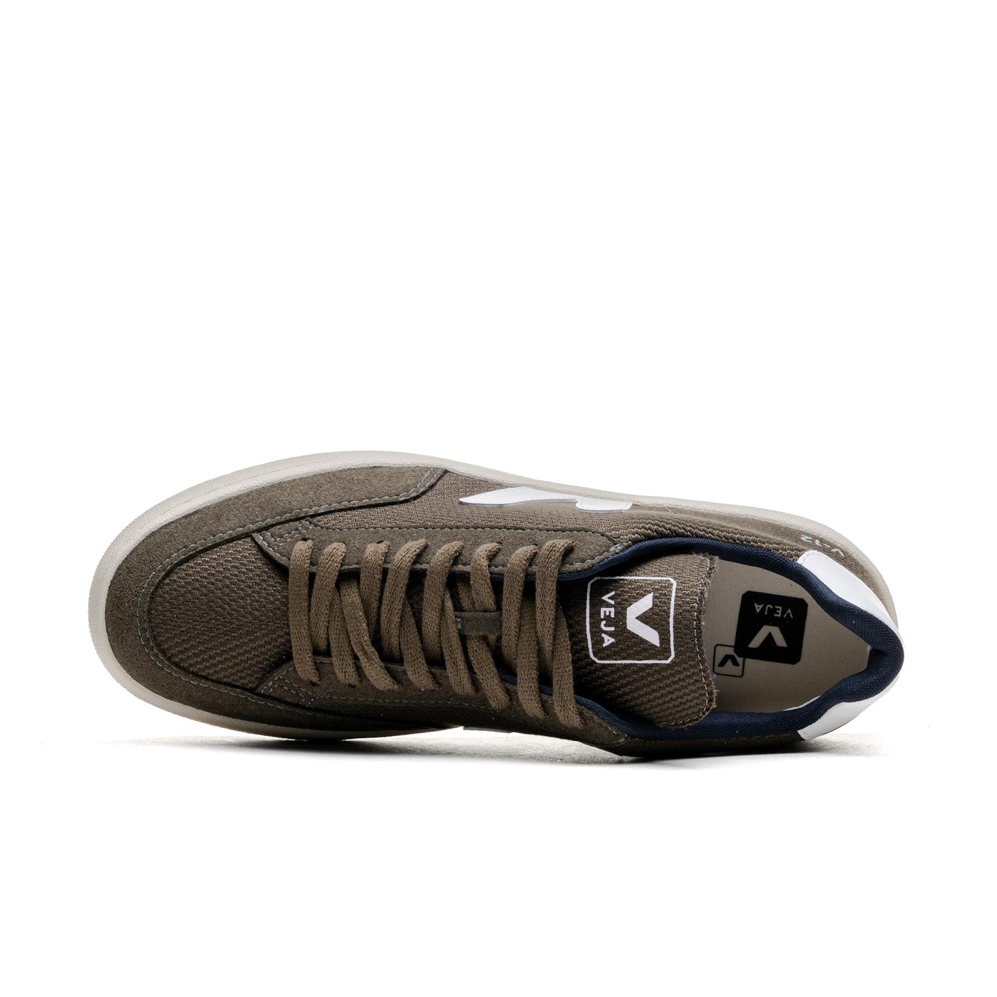 Veja V-12 B-Mesh Olive/White