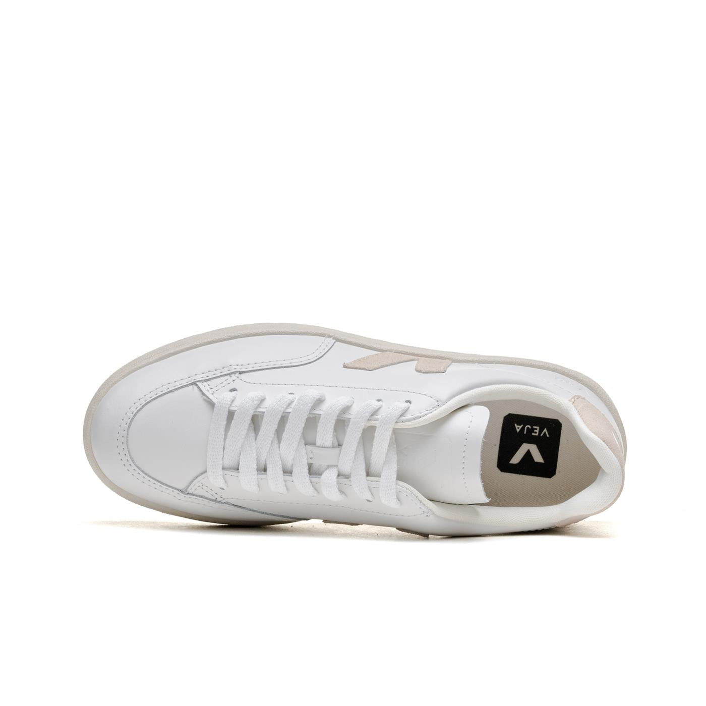 Veja V-12 Leather Extra-White/Sable - XD0202335