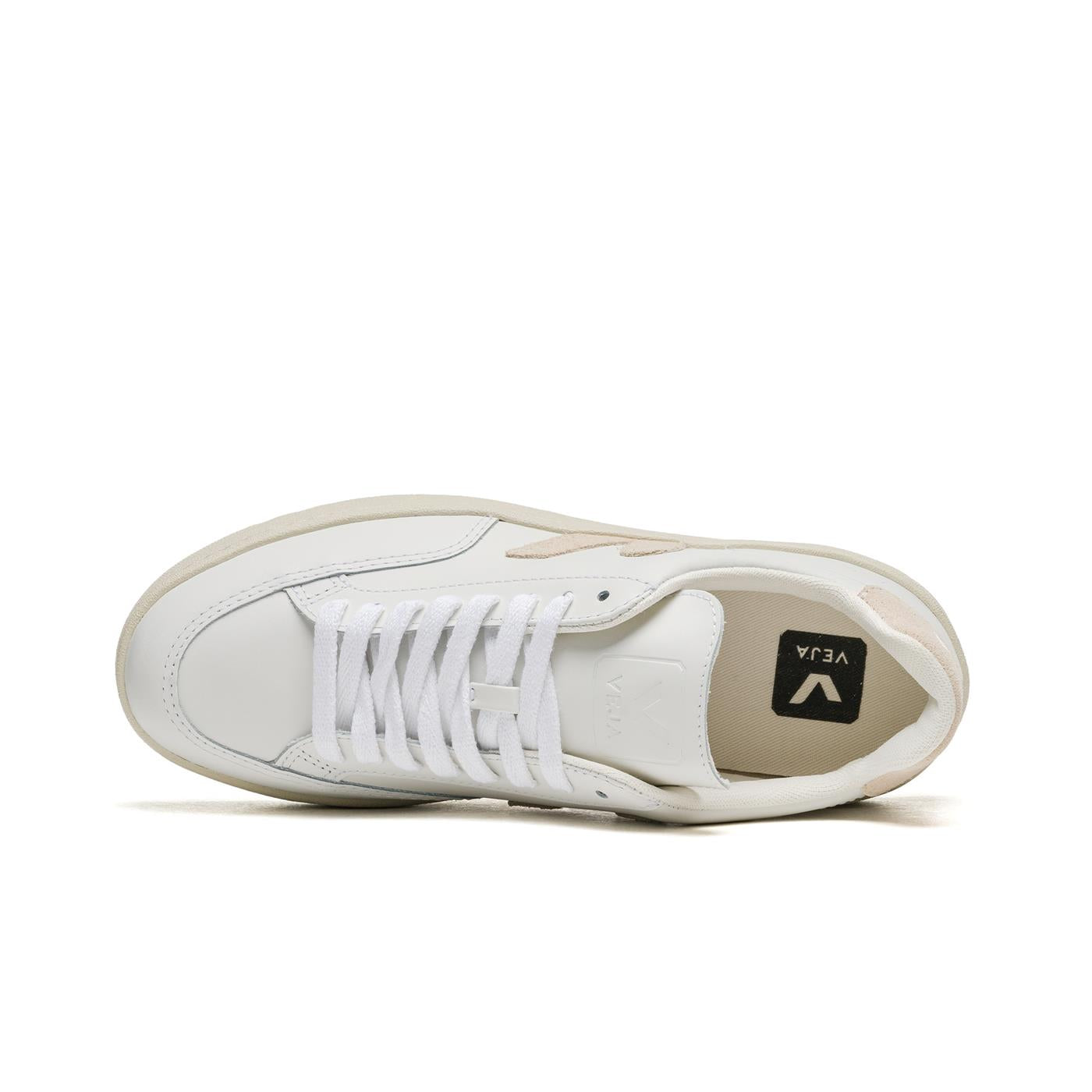 Veja V-12 Leather Extra-White/Sable - XD0202335